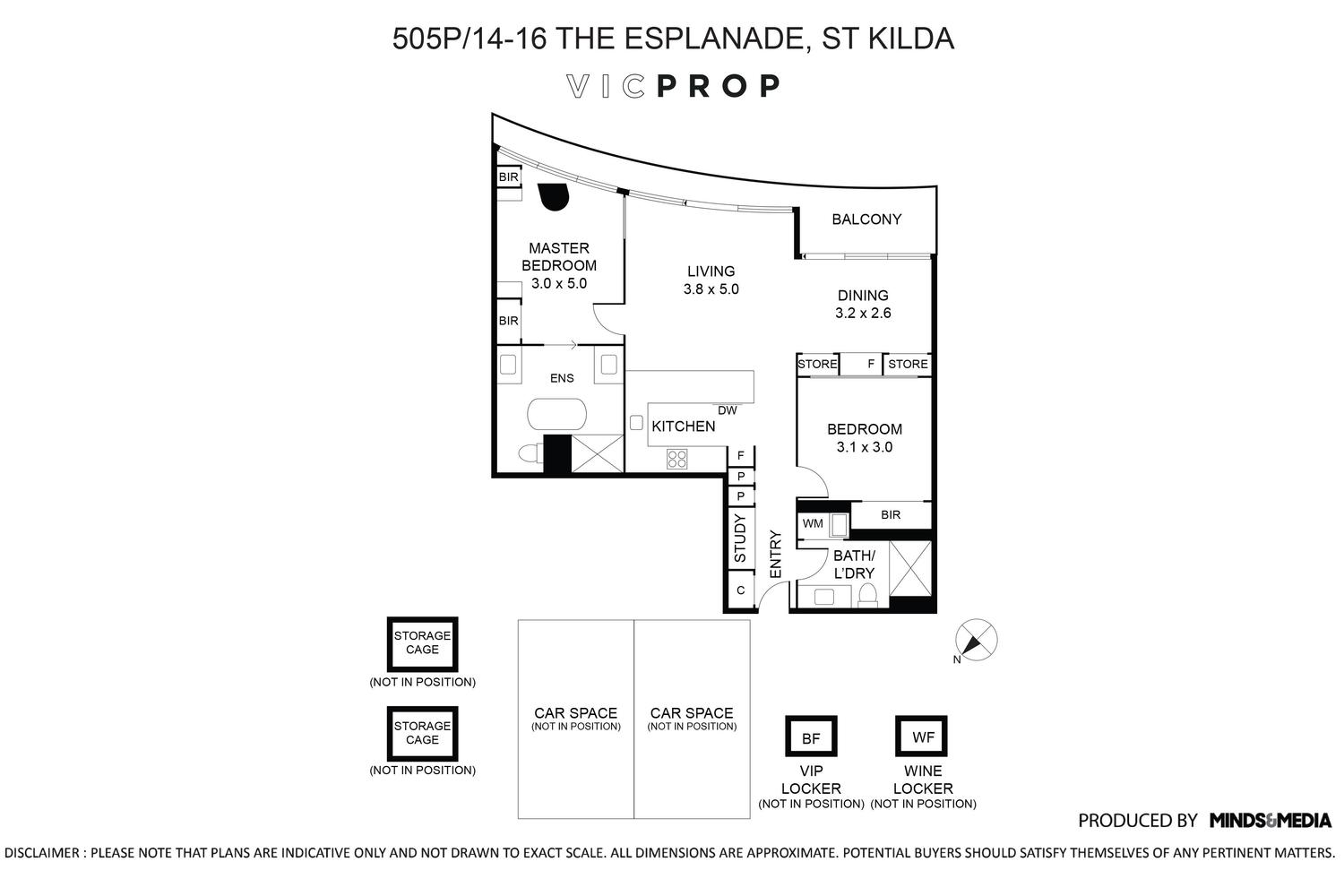 2-bedroom unit at 505P/14-16 The Esplanade, St Kilda, VIC 3182, Port Phillip, Victoria