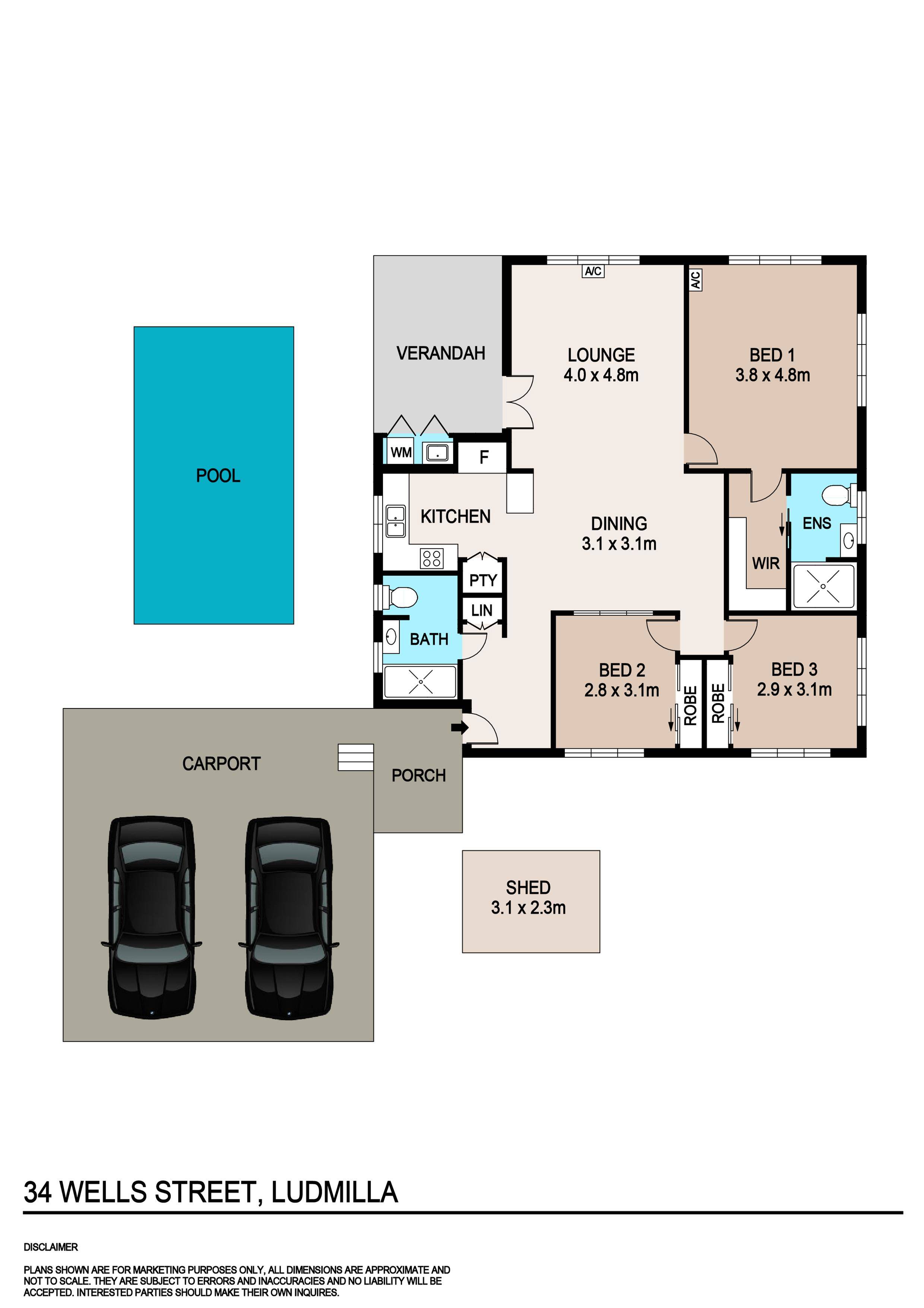 3-bedroom house at 34 WELLS STREET, Ludmilla NT 0820, Darwin, Northern Territory