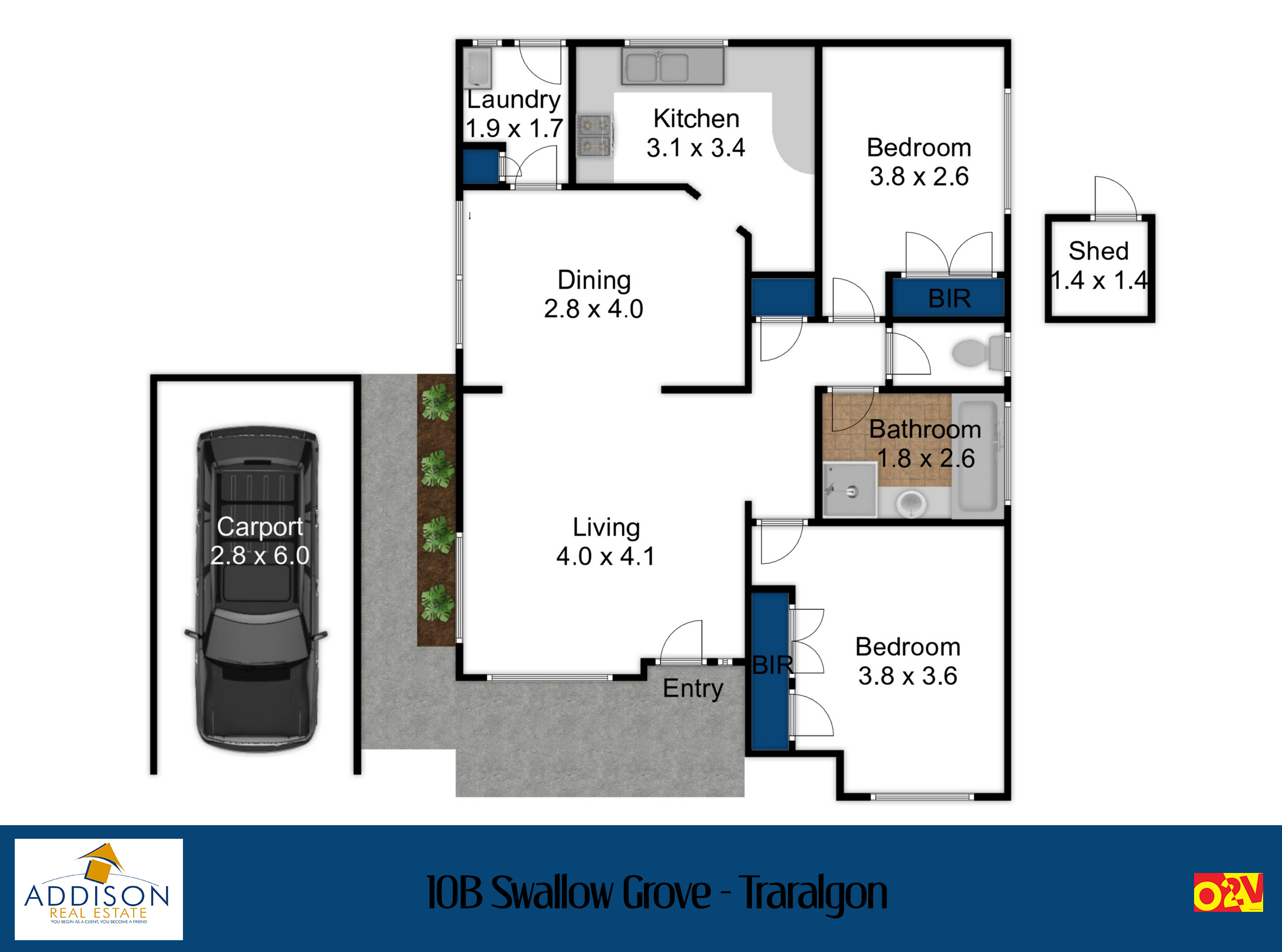 2-bedroom unit at 10B Swallow Grove, Traralgon, Vic, 3844, Latrobe (Vic.), Victoria
