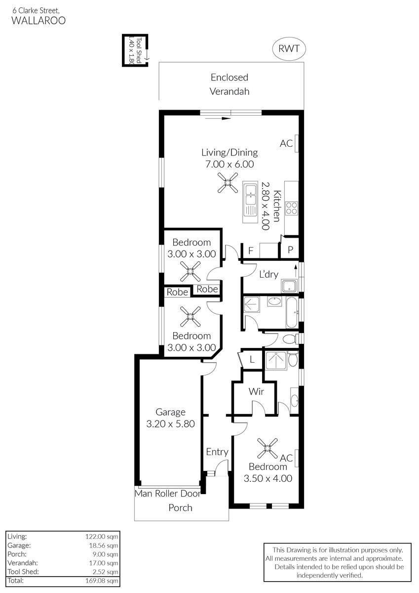 3-bedroom house at 6 Clarke Street, Wallaroo, SA 5556, Copper Coast, South Australia