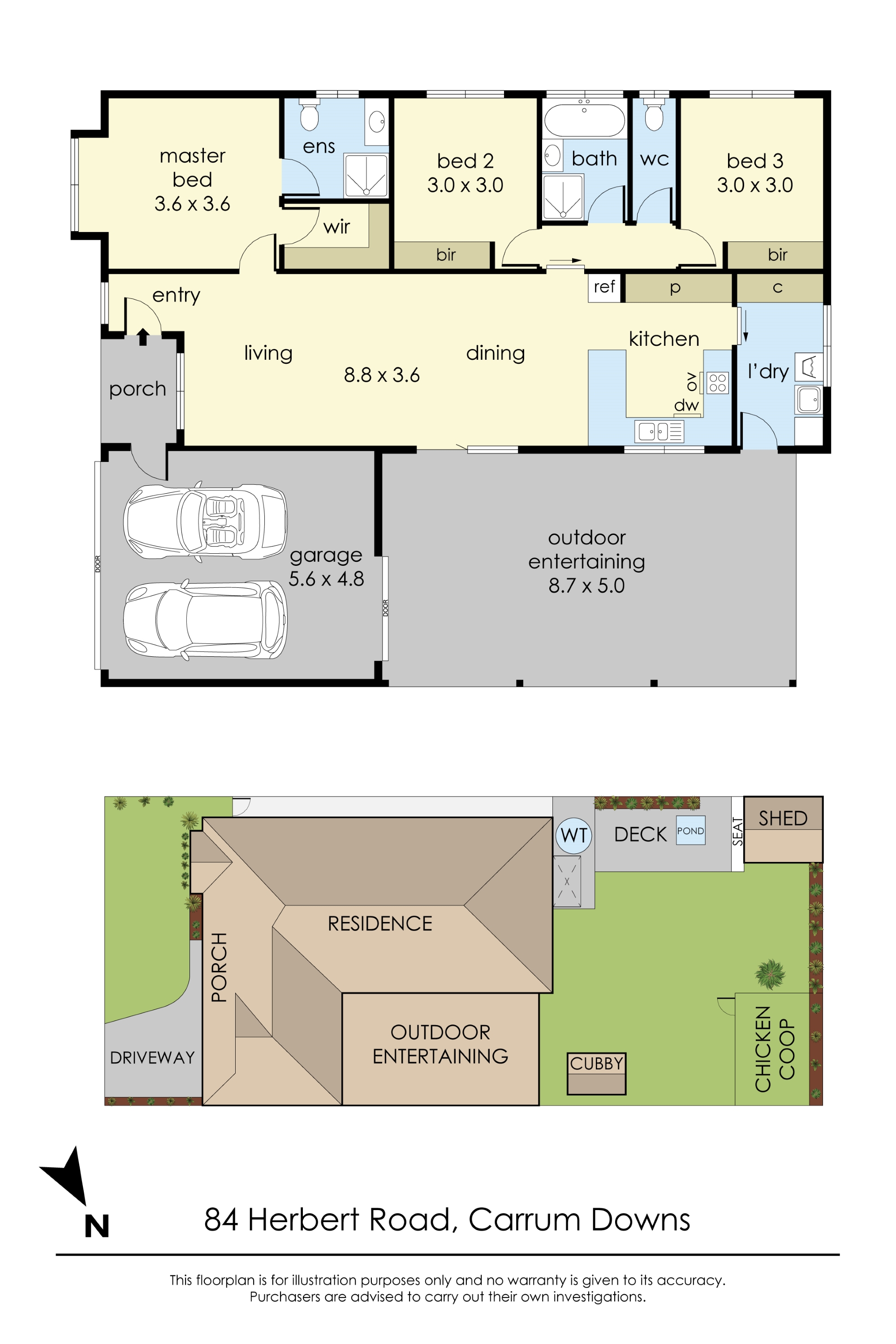 3-bedroom house at 84 HERBERT ROAD, Carrum Downs VIC 3201, Frankston, Victoria