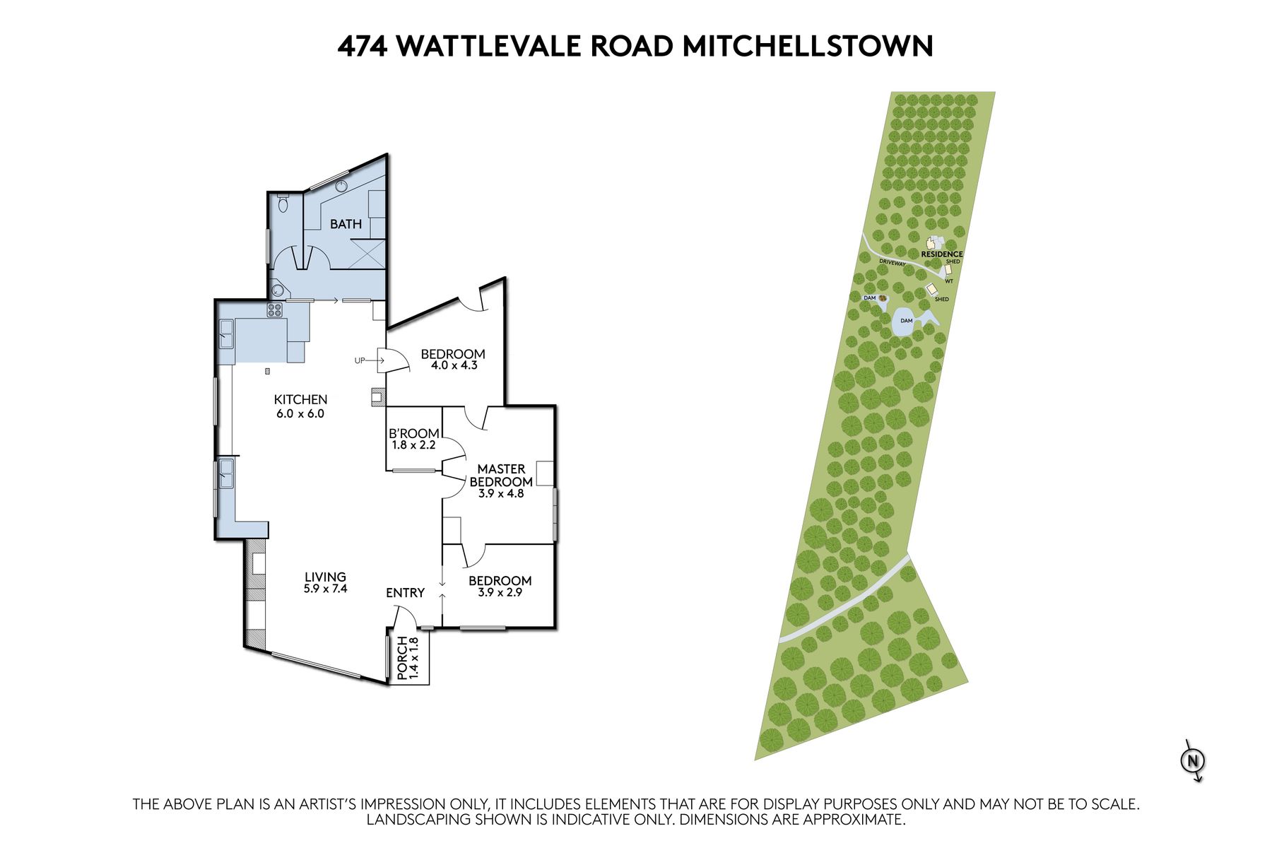 5-bedroom house at 474 Wattlevale Road, Mitchellstown, VIC 3608, Mitchell, Victoria