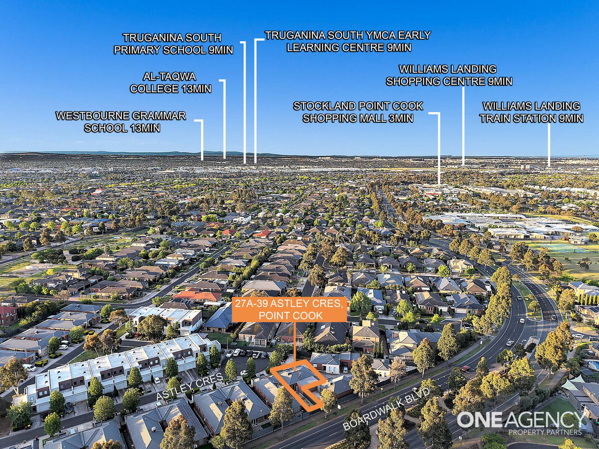 2-bedroom unit at 27A/39 Astley Crescent, Point Cook, VIC 3030, Wyndham, Victoria