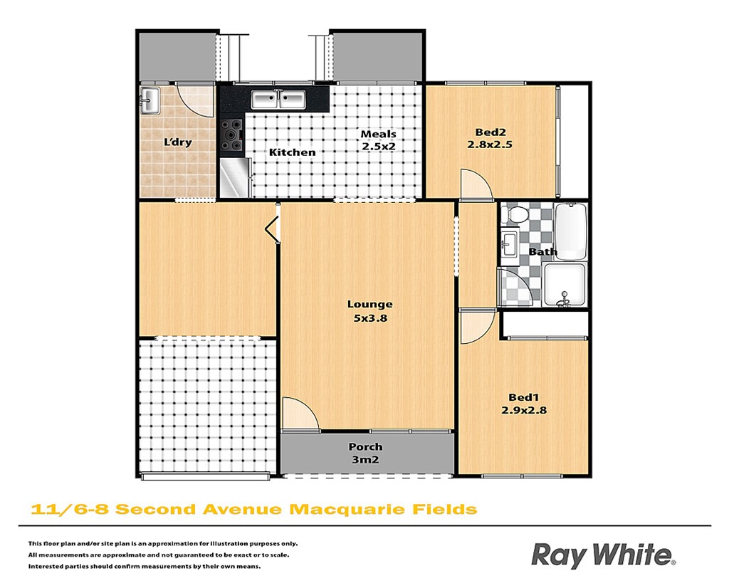 2-bedroom unit at 11/6-8 Second Avenue, Macquarie Fields, NSW 2564, Campbelltown (Nsw), New South Wales