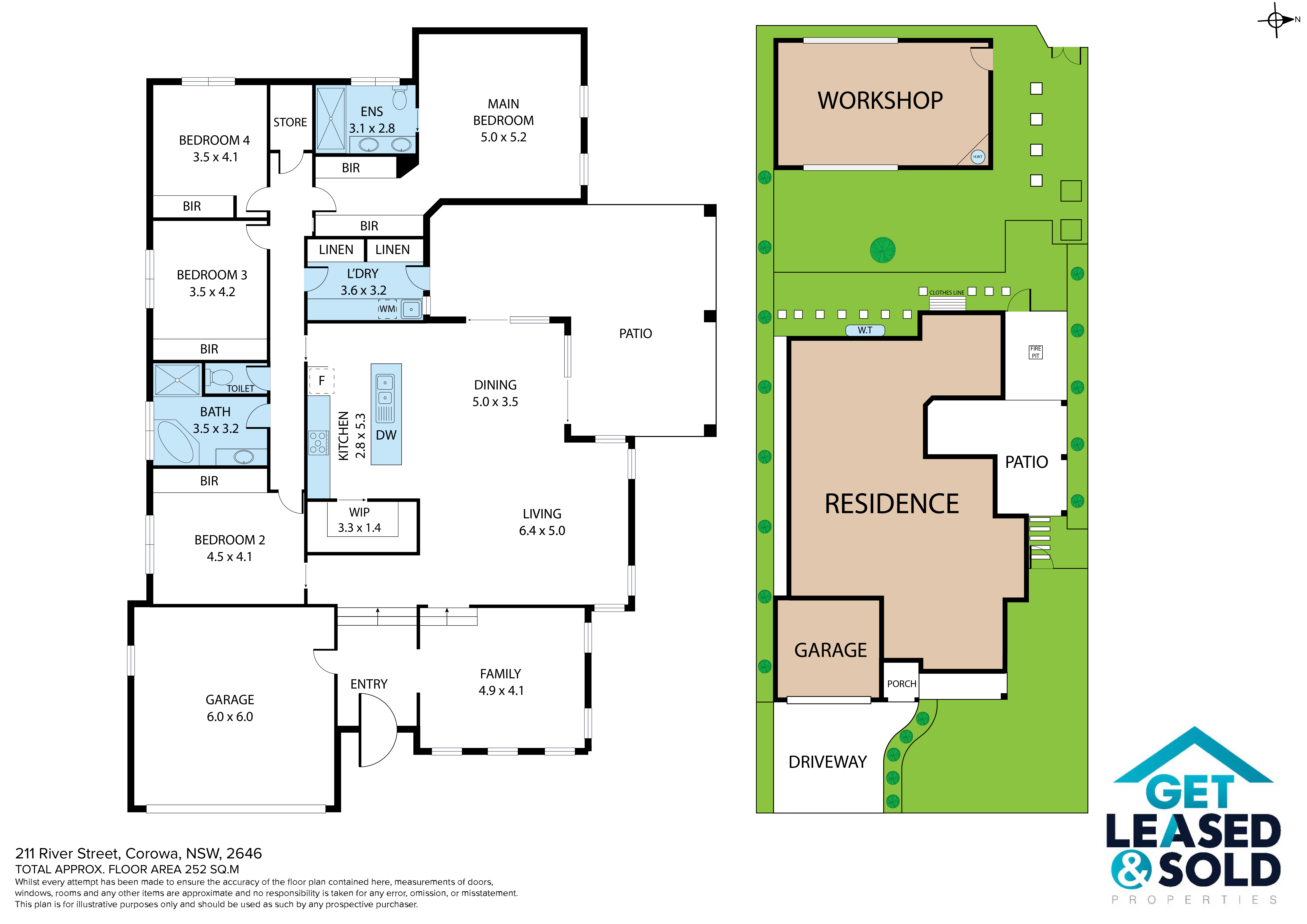 4-bedroom house at 211 River St, Corowa, Nsw, 2646, Federation, New South Wales