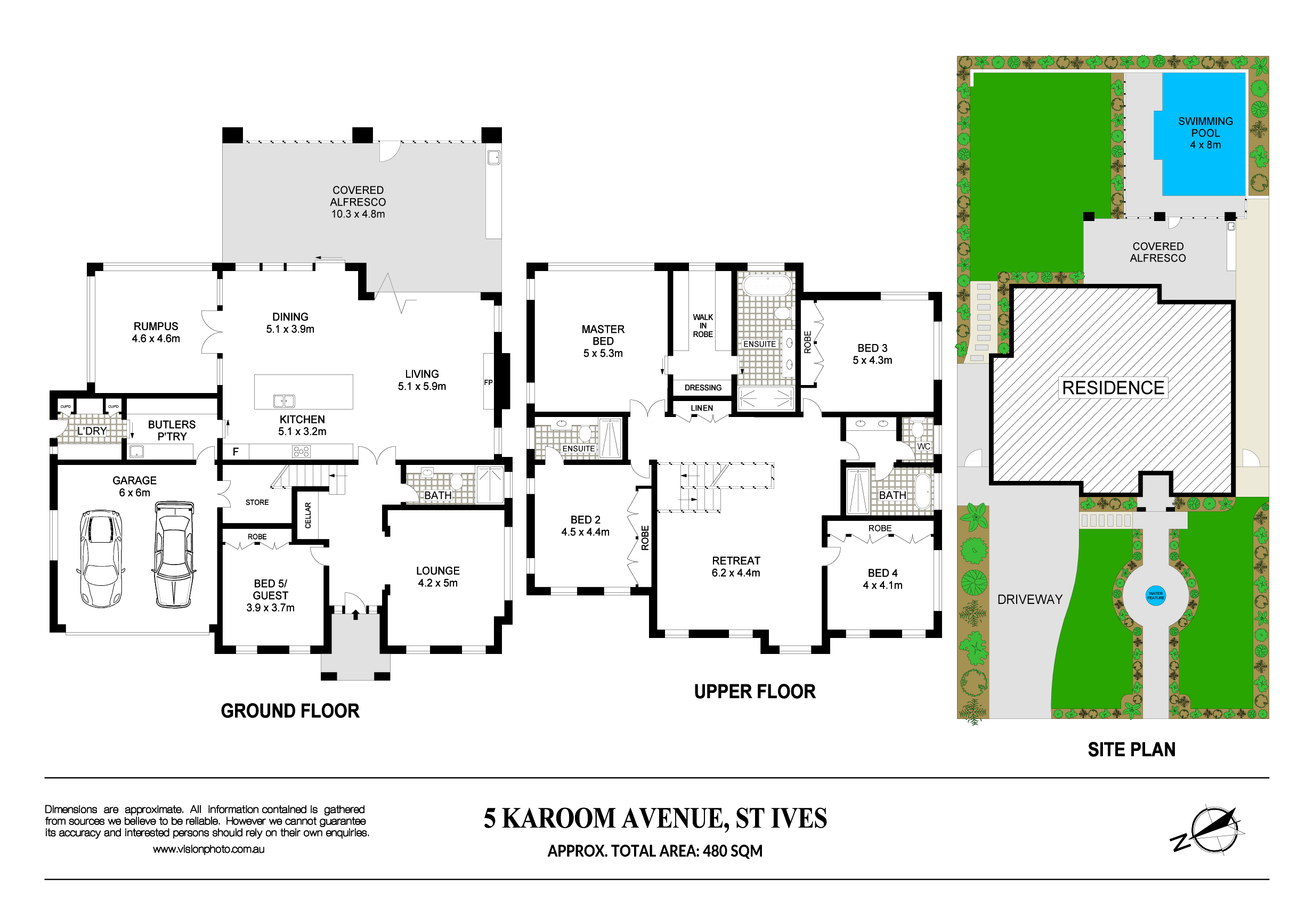 5-bedroom house at 5 KAROOM AVENUE, St Ives NSW 2075, Ku-Ring-Gai, New South Wales