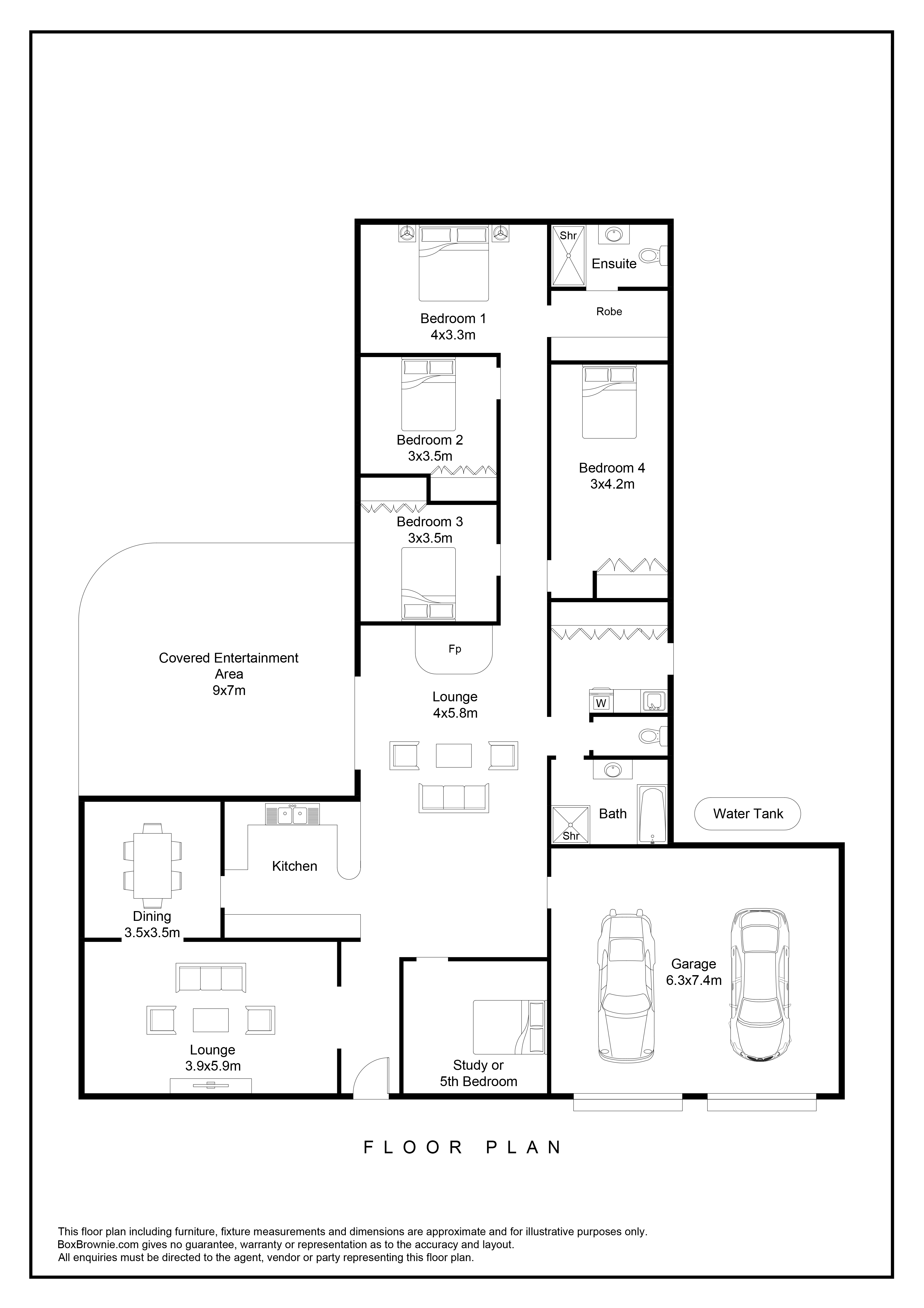 5-bedroom house at 13 Caddie Avenue, Kyogle, Nsw, 2474, Kyogle, New South Wales