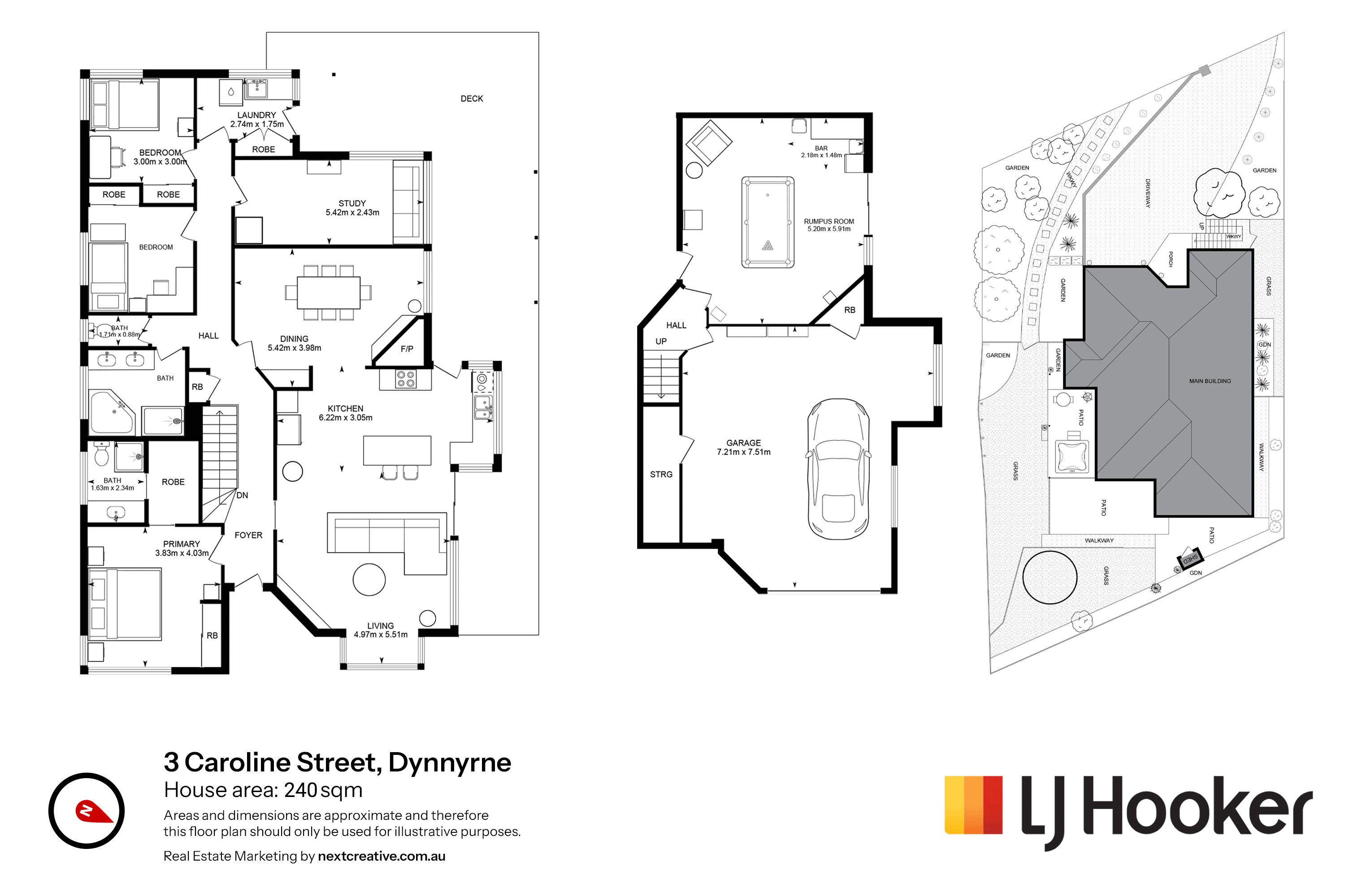 4-bedroom house at 3 CAROLINE STREET, Dynnyrne TAS 7005, Hobart, Tasmania
