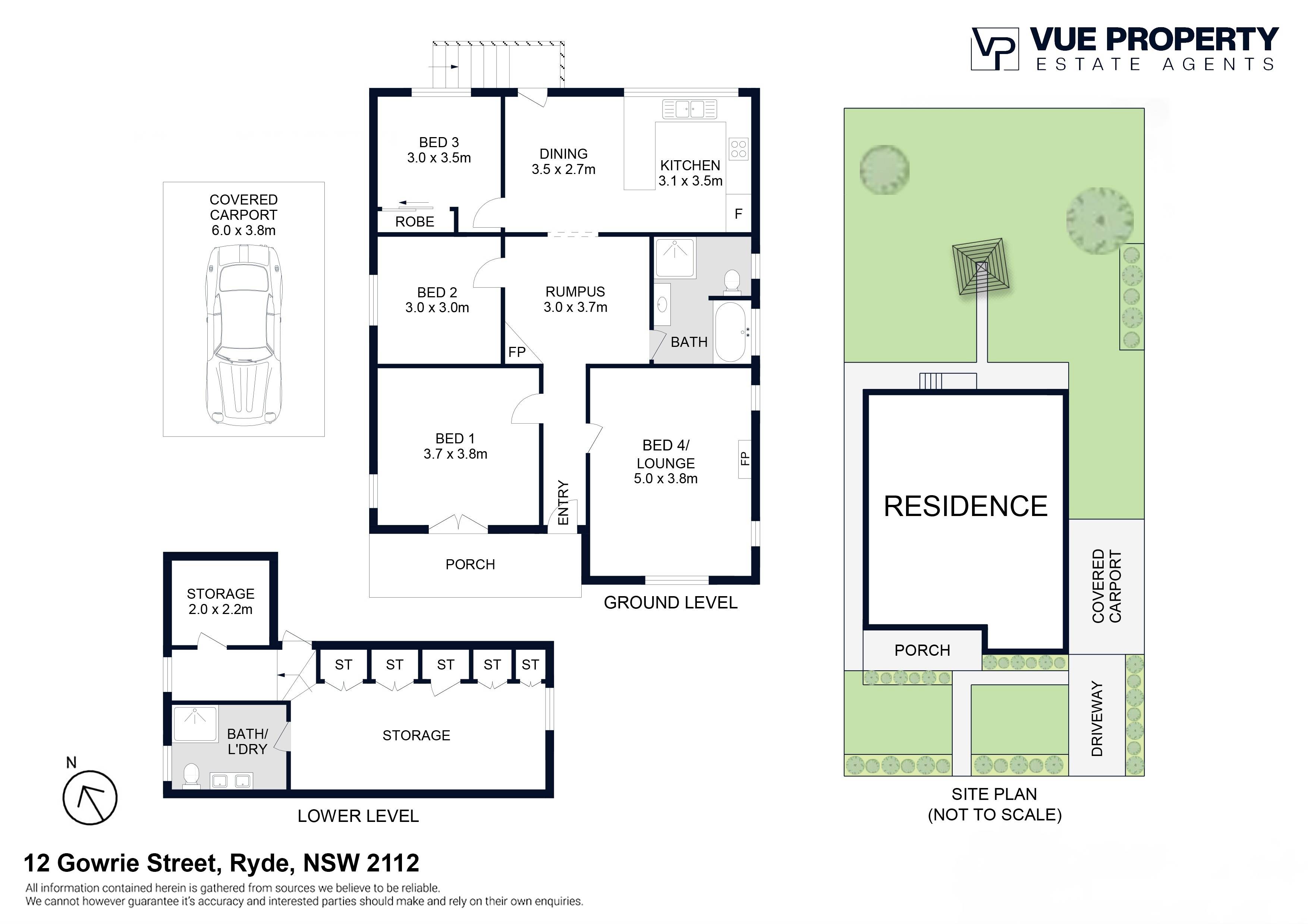 4-bedroom house at 12 GOWRIE STREET, Ryde NSW 2112, Ryde, New South Wales
