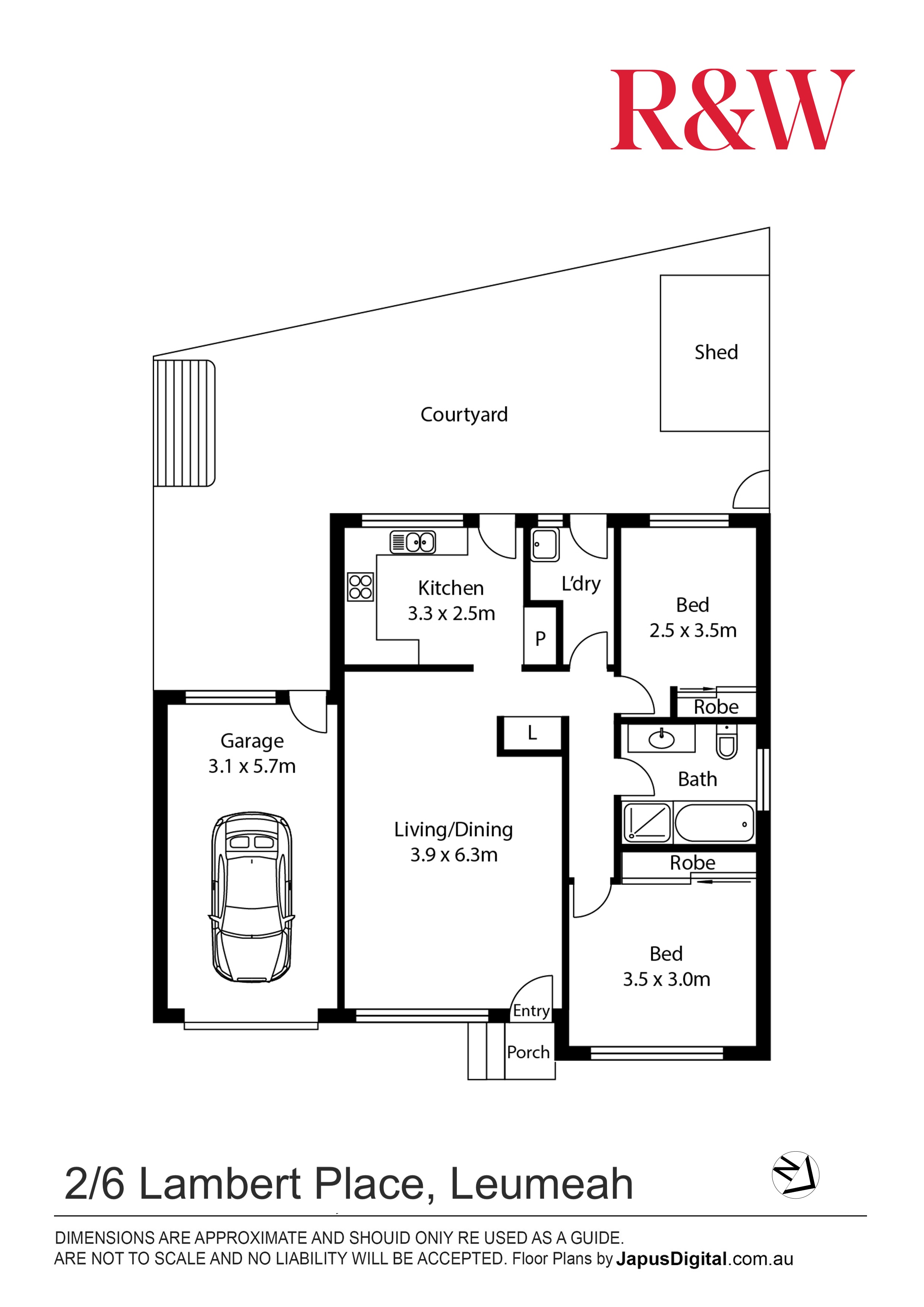 2-bedroom unit at 2/6 Lambert Place, Leumeah, NSW 2560, Campbelltown (Nsw), New South Wales