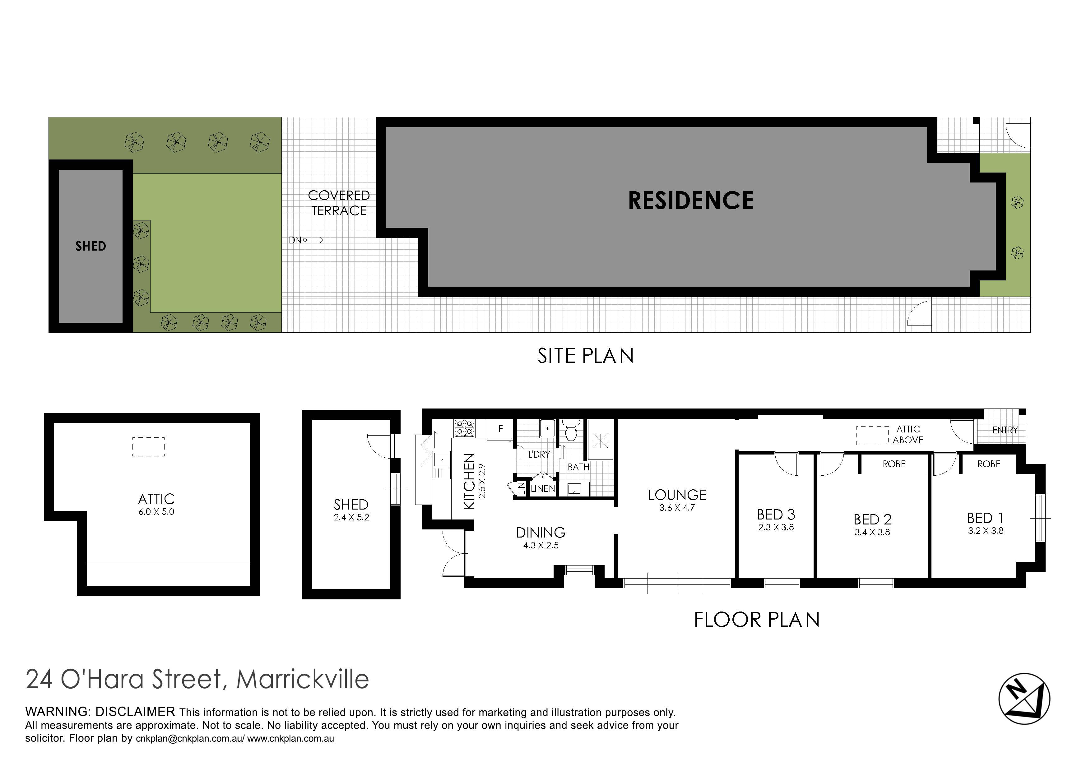 3-bedroom house at 24 O'HARA STREET, Marrickville NSW 2204, Inner West, New South Wales