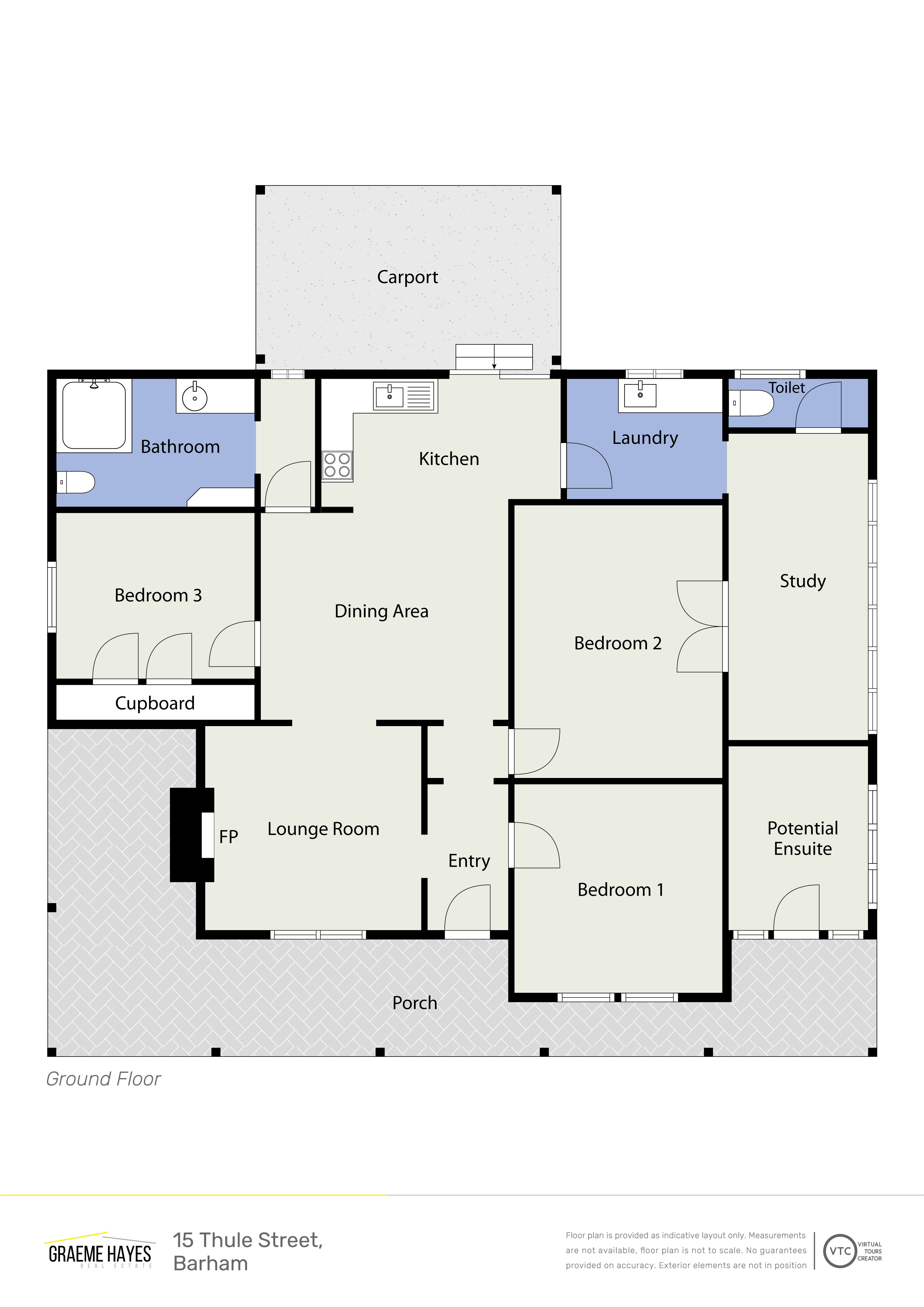 3-bedroom house at 15 Thule Street, Barham NSW 2732, Murray River, New South Wales