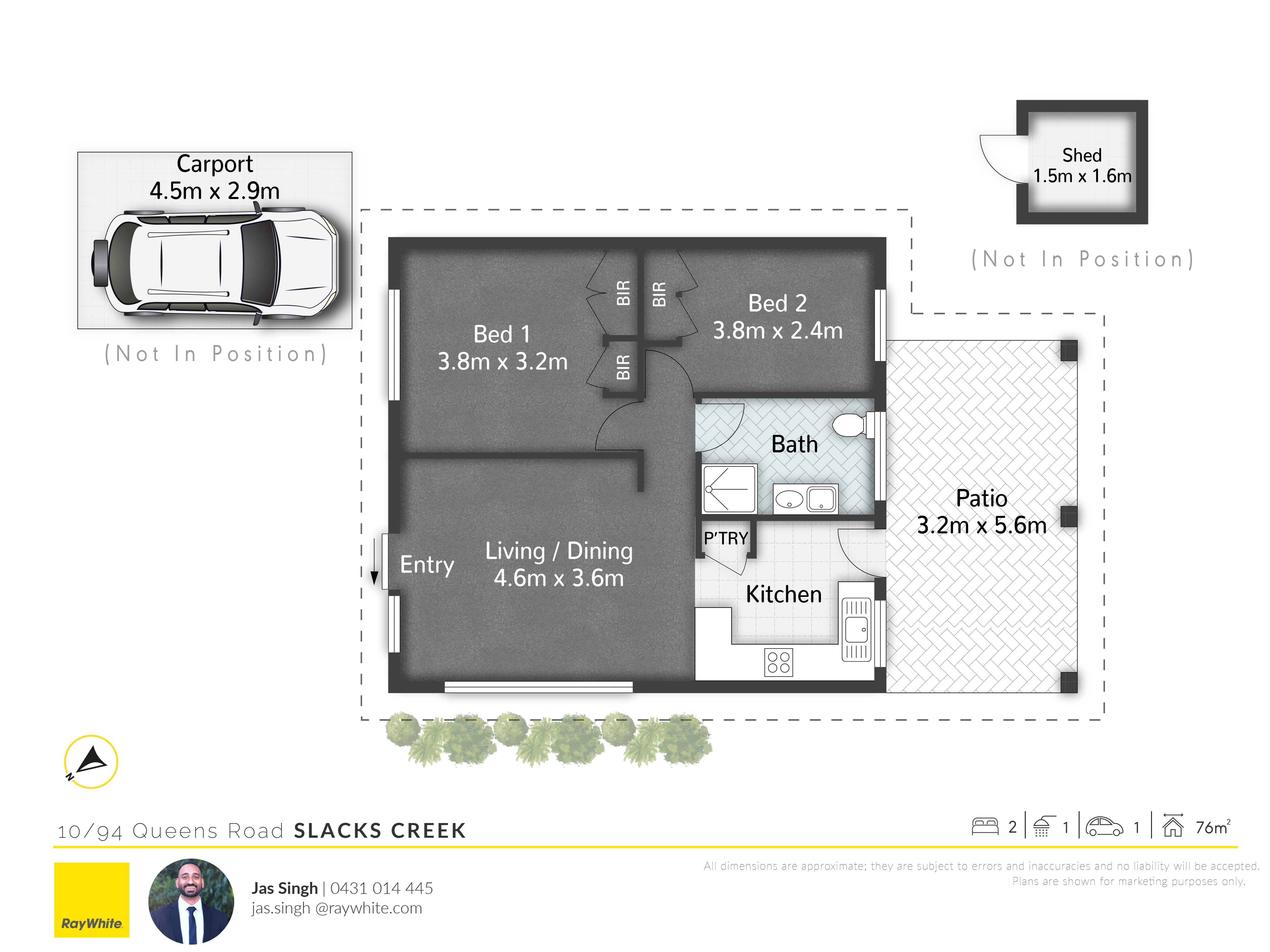 2-bedroom unit at 10/94 Queens Road, Slacks Creek, Qld, 4127, , Queensland