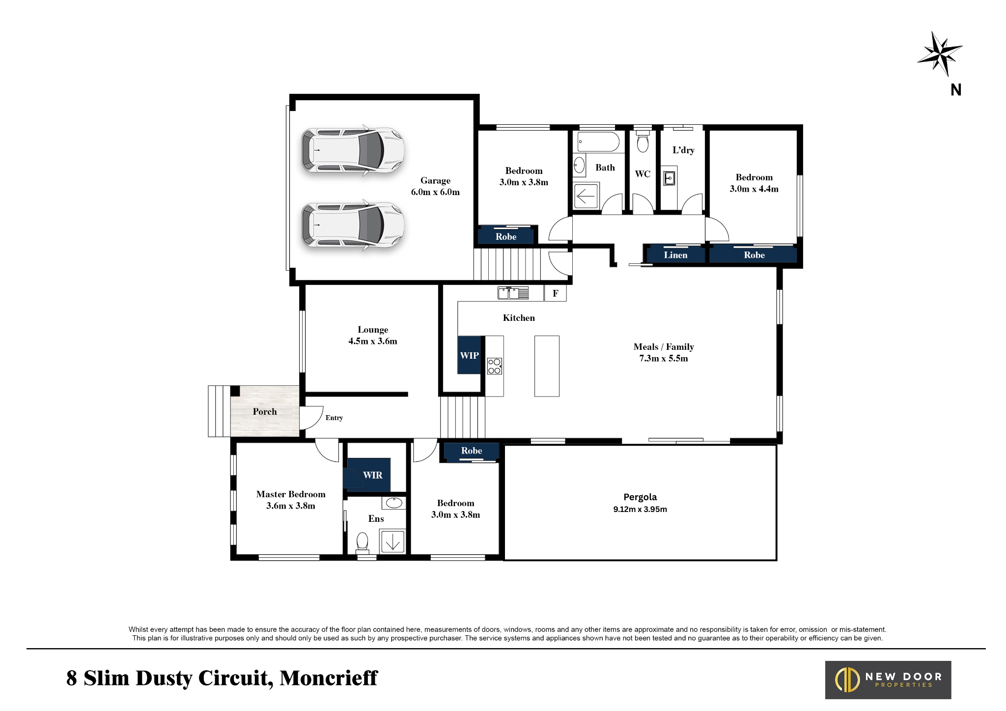 4-bedroom house at 8 SLIM DUSTY CIRCUIT, Moncrieff ACT 2914, Unincorporated Act, Australian Capital Territory
