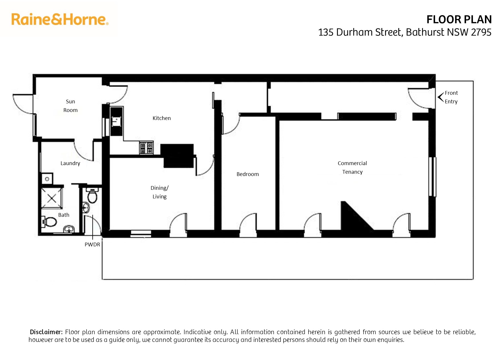 2-bedroom house at 135 Durham Street, Bathurst, NSW 2795, Bathurst, New South Wales