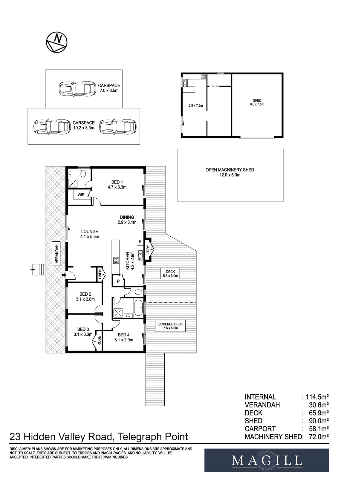 4-bedroom house at 23 Hidden Valley Road, Telegraph Point, NSW 2441, Port Macquarie-Hastings, New South Wales
