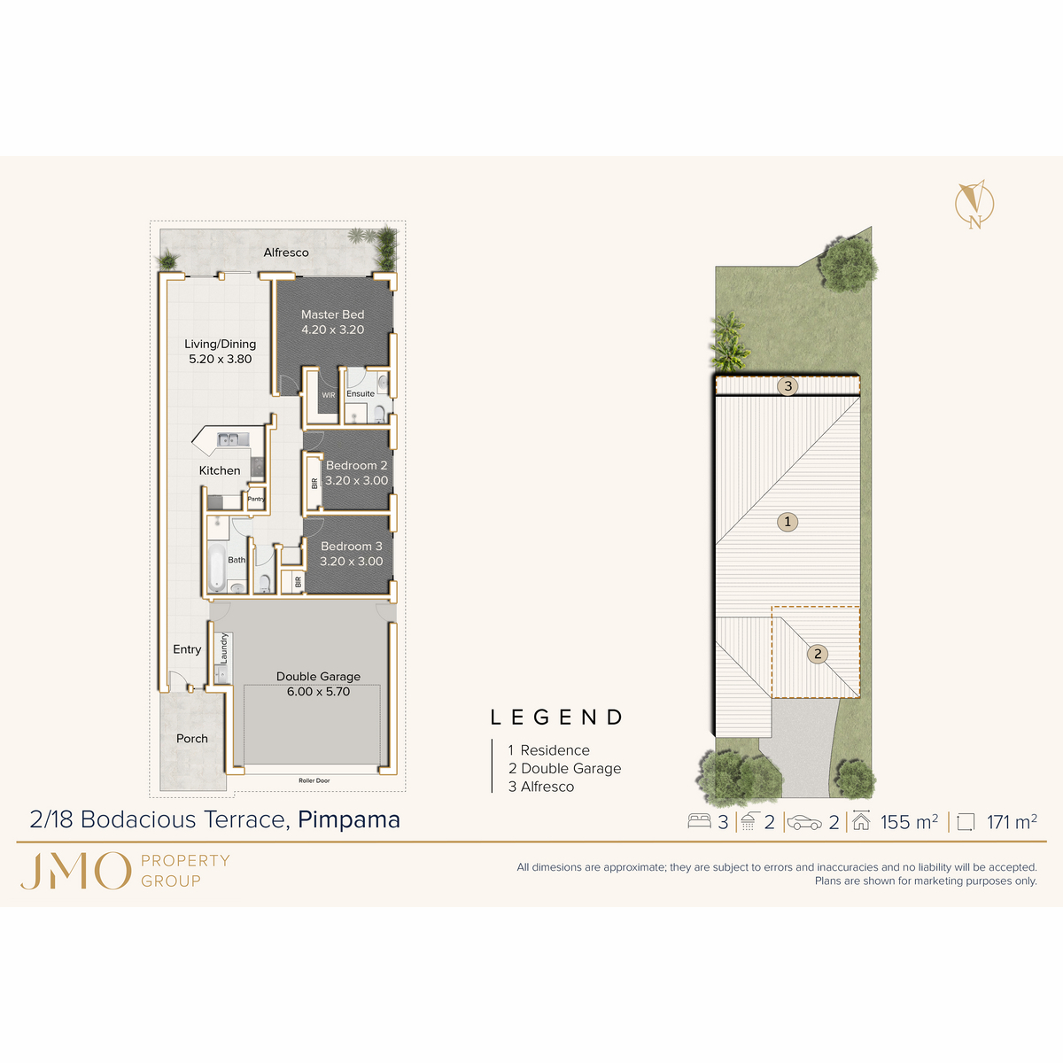 3-bedroom unit at 2 18 BODACIOUS TERRACE, PIMPAMA QLD 4209, Gold Coast, Queensland