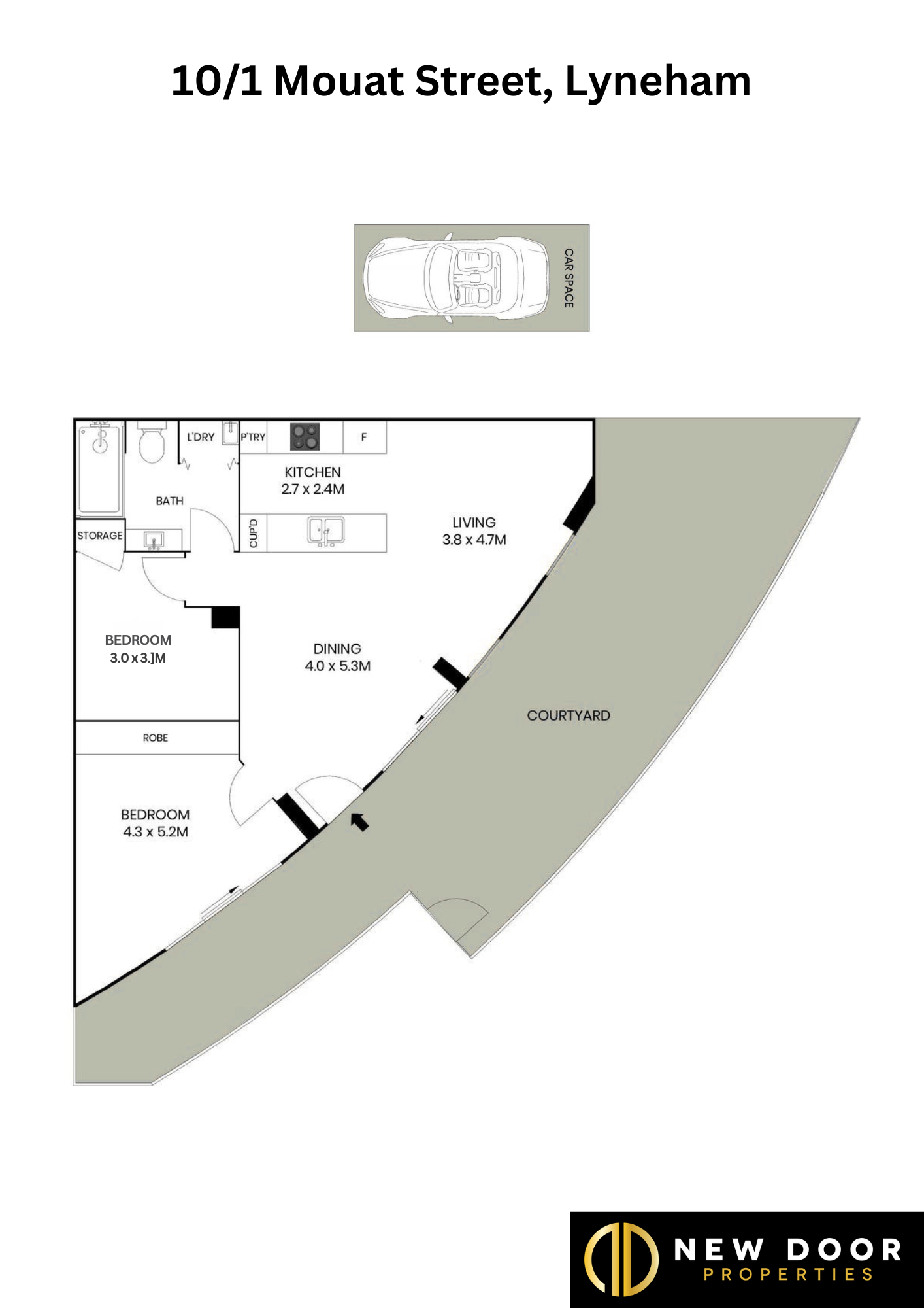 2-bedroom unit at AXIS APARTMENTS TOWER 1 10 1 MOUAT STREET, LYNEHAM ACT 2602, Unincorporated Act, Australian Capital Territory