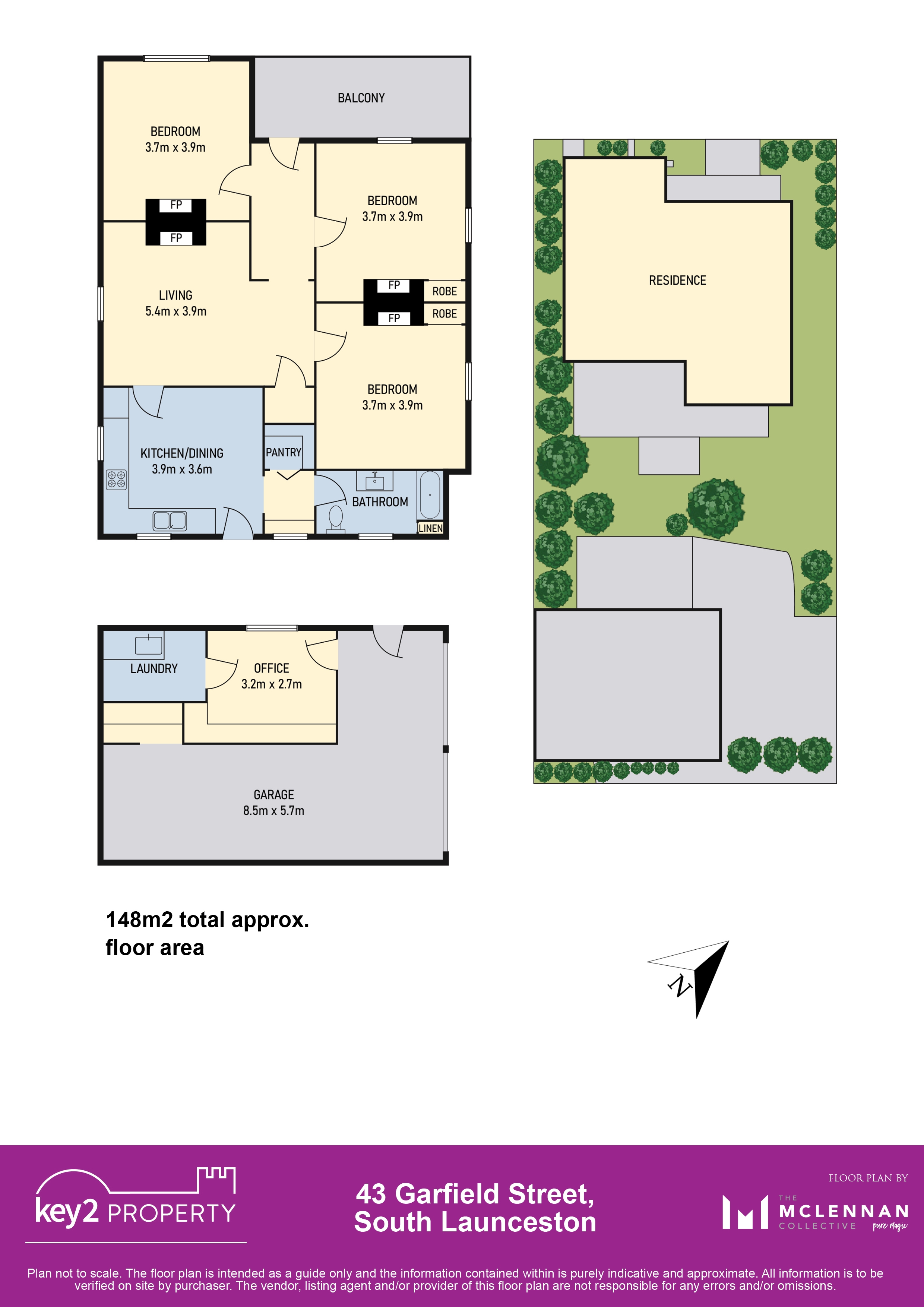 3-bedroom house at 43 Garfield Street, South Launceston, TAS 7249, Launceston, Tasmania