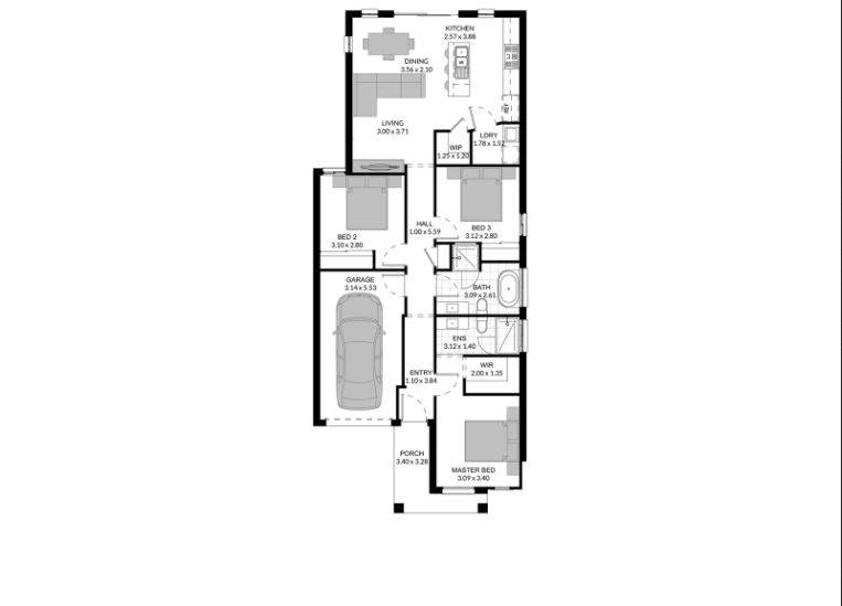 3-bedroom house at Lot 4107 Proposed Road Road, Menangle Park, Nsw, 2563, Campbelltown (Nsw), New South Wales