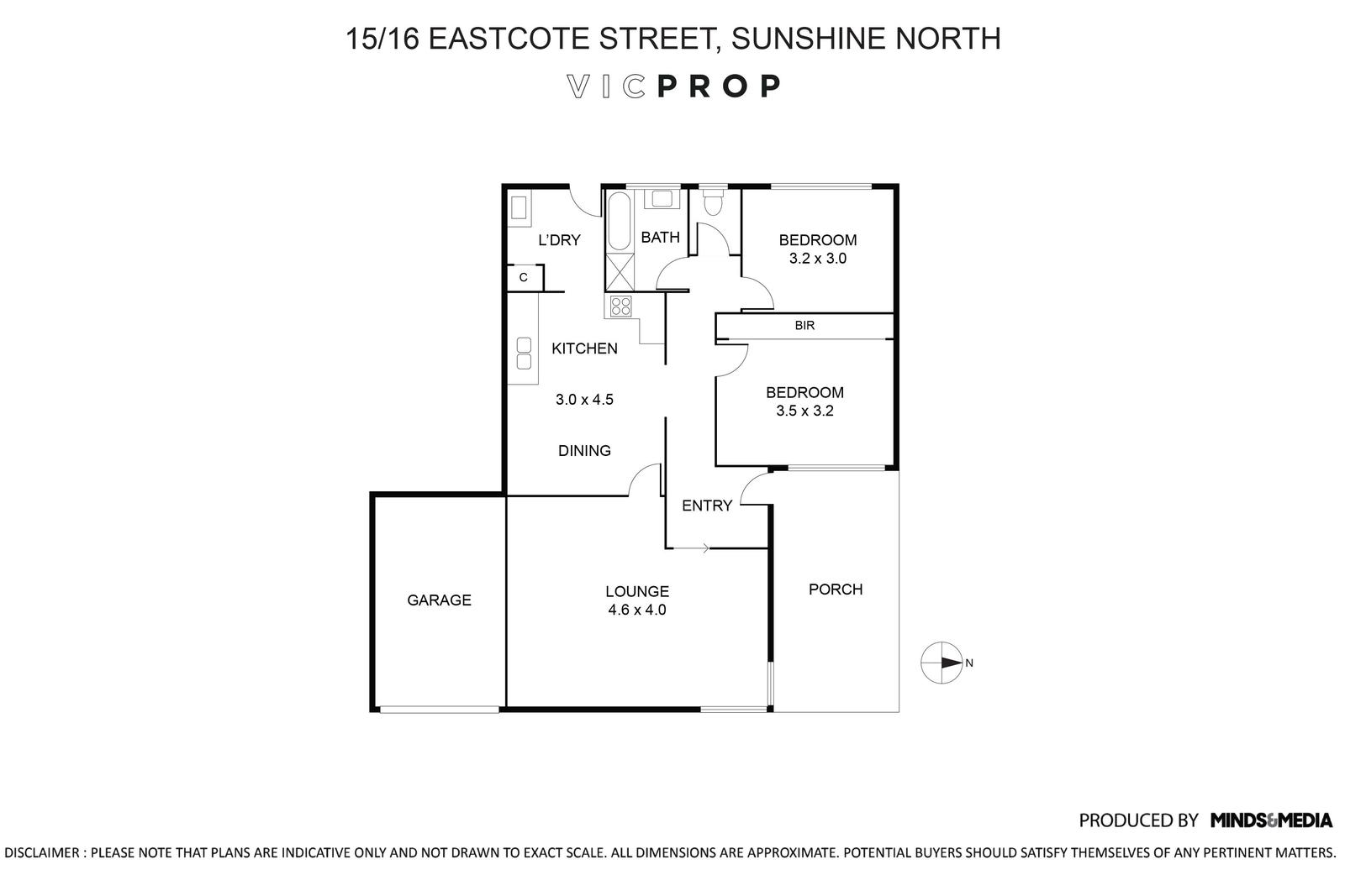 2-bedroom unit at 15 16 EASTCOTE STREET, SUNSHINE NORTH VIC 3020, Brimbank, Victoria