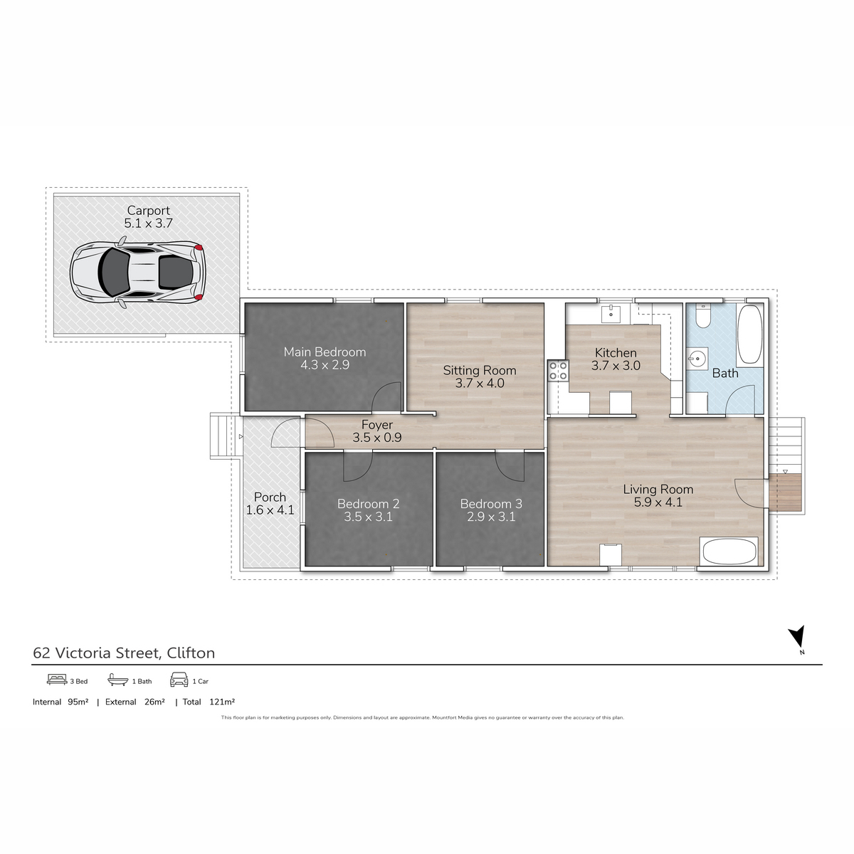 3-bedroom house at 62 Victoria Street, Clifton, QLD 4361, , Queensland