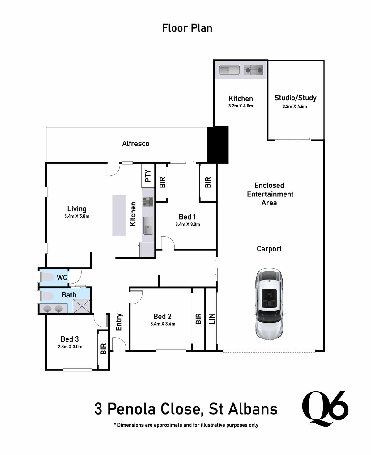 3-bedroom house at 3 PENOLA CLOSE, St Albans VIC 3021, Brimbank, Victoria