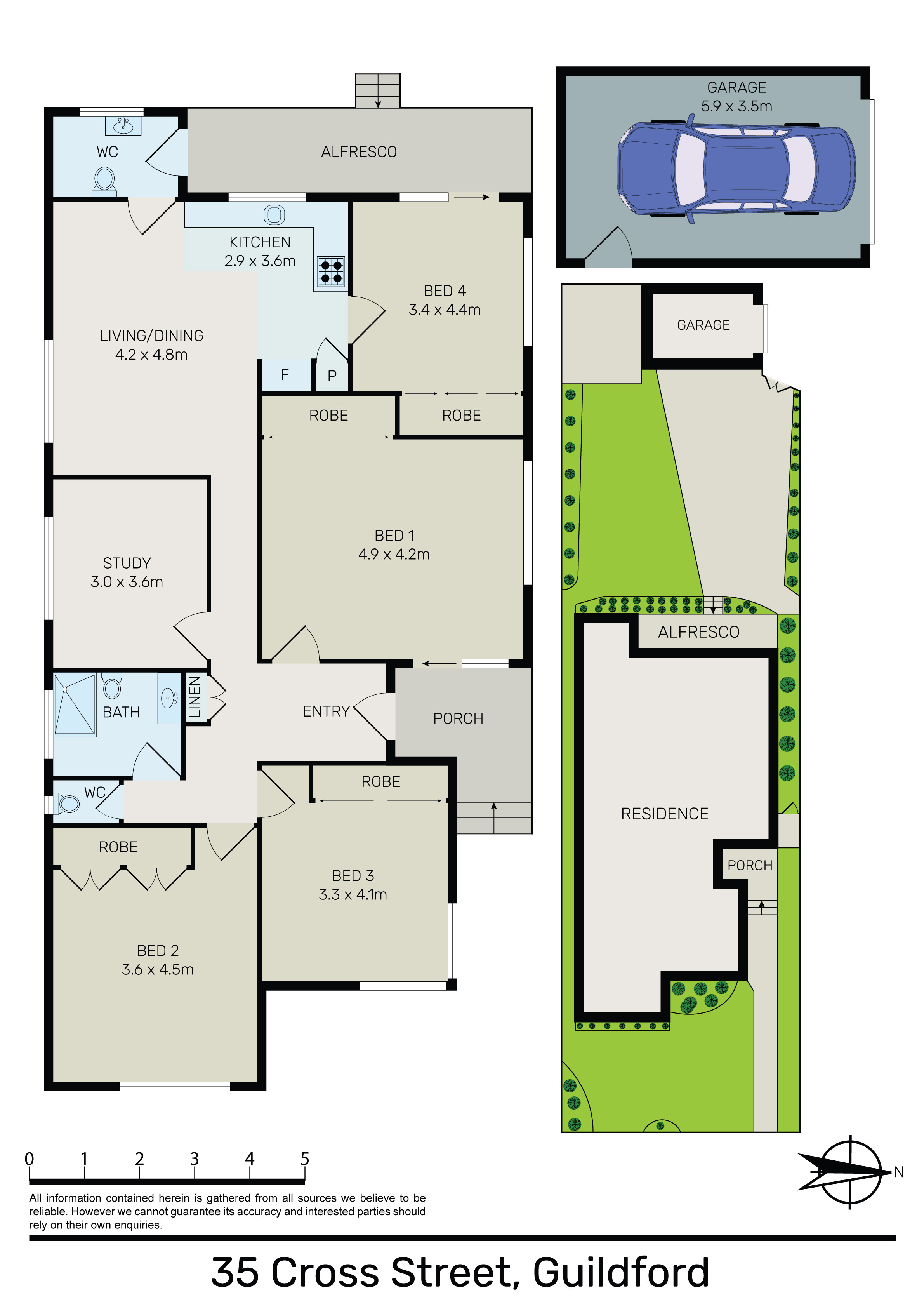 4-bedroom house at 35 CROSS STREET, Guildford NSW 2161, Cumberland, New South Wales