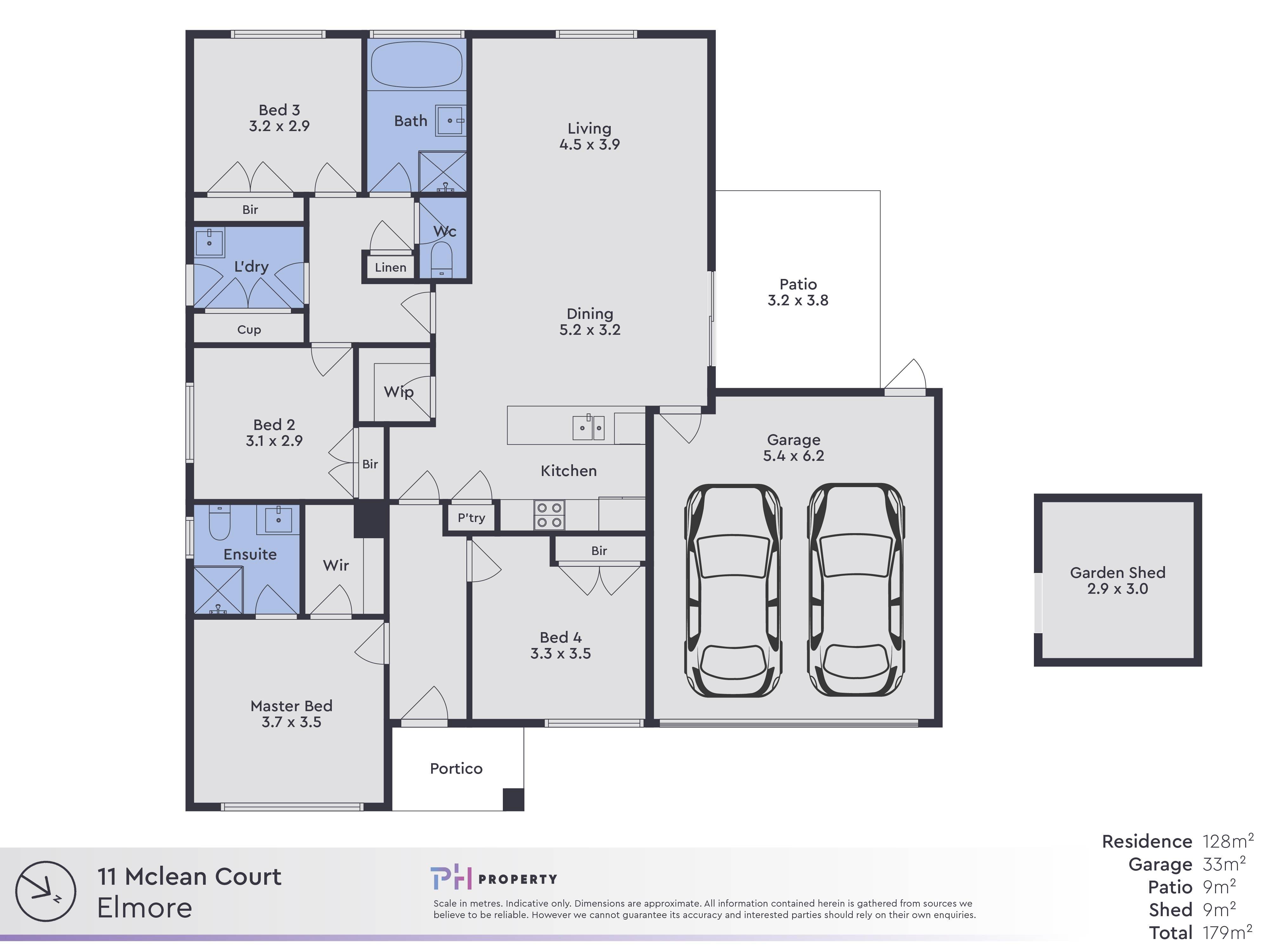 4-bedroom house at 11 Mclean Court, Elmore, VIC 3558, Greater Bendigo, Victoria