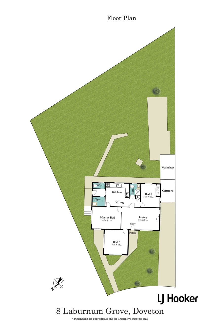 3-bedroom house at 8 LABURNUM GROVE, Doveton VIC 3177, Casey, Victoria