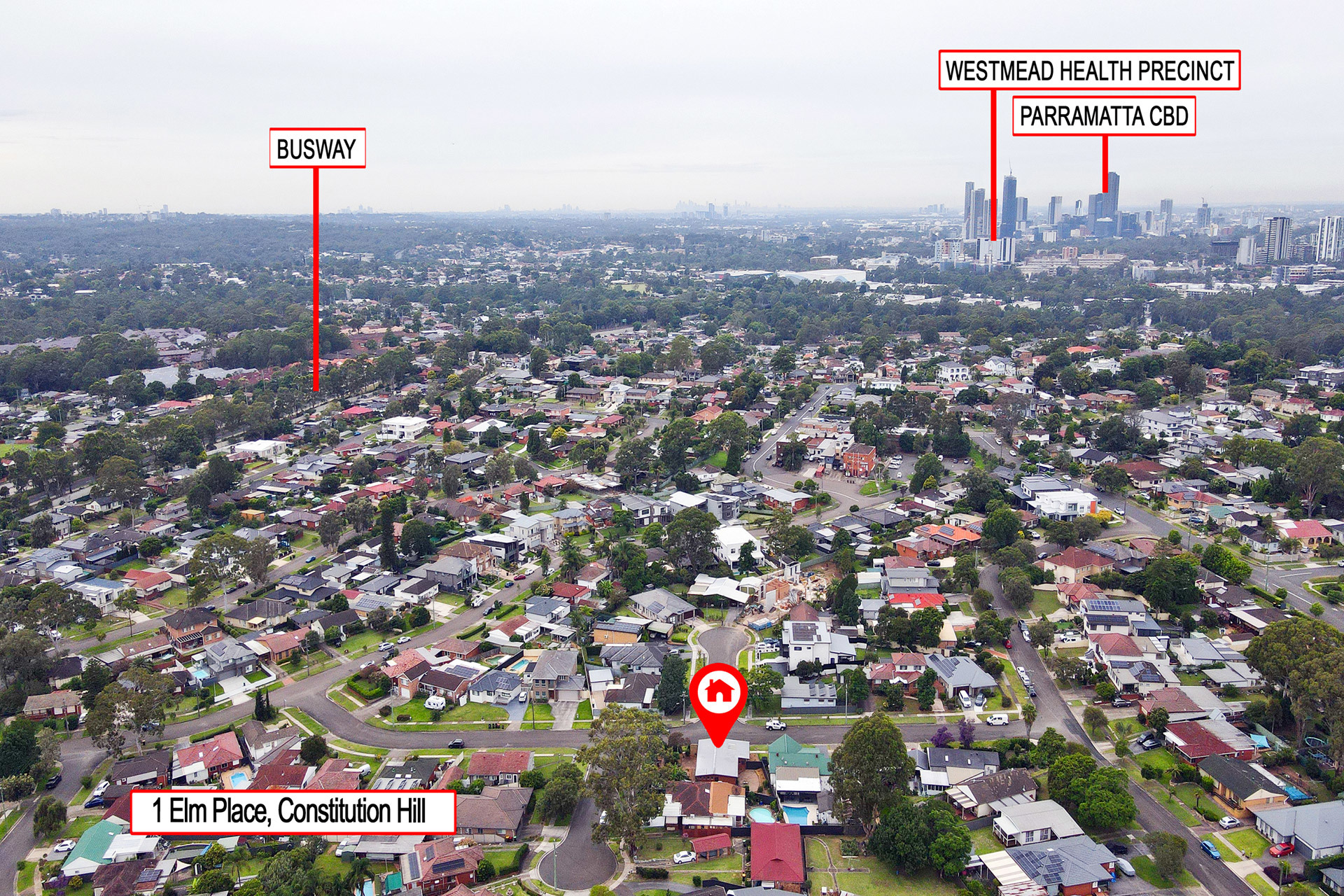 3-bedroom house at 1 ELM PLACE, Constitution Hill NSW 2145, Parramatta, New South Wales