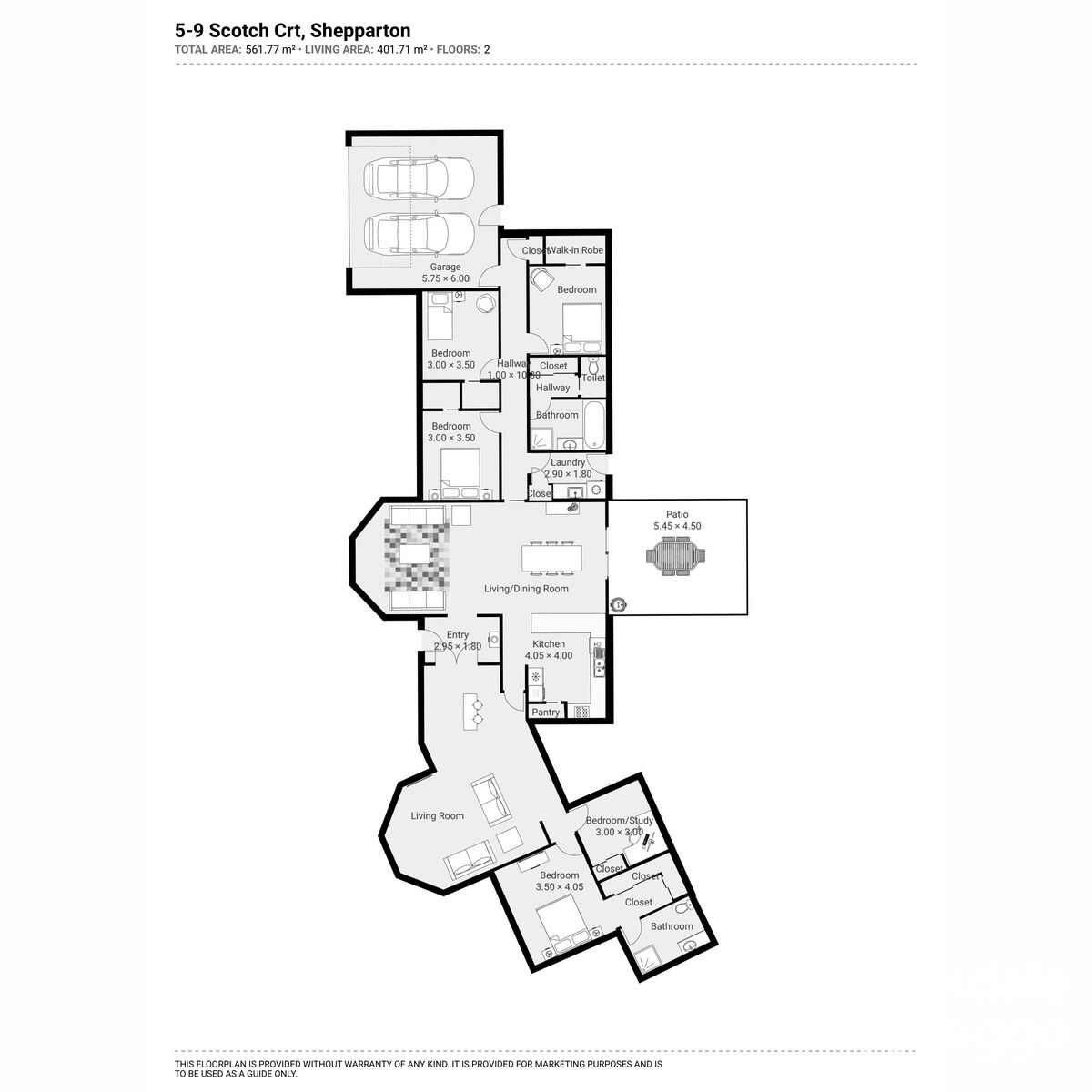 5-bedroom house at 5-9 Scotch Court, Shepparton North, VIC 3631, Greater Shepparton, Victoria