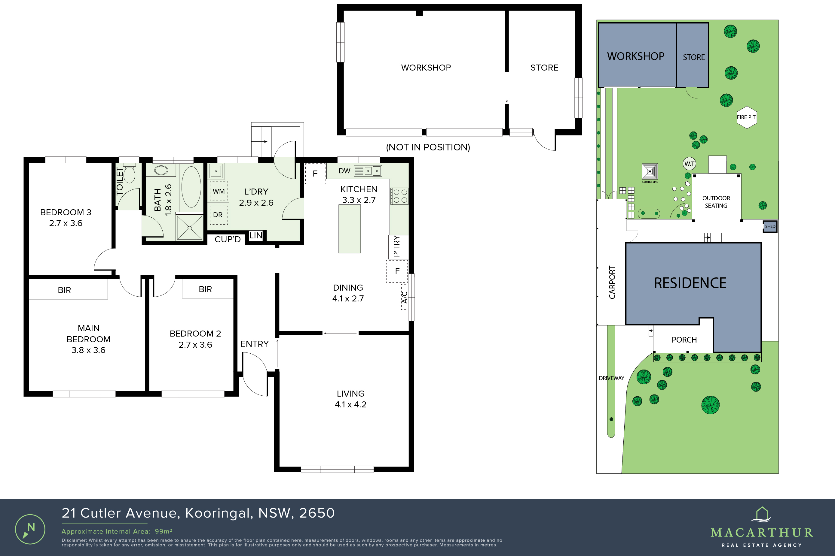 3-bedroom house at 21 Cutler Avenue, Kooringal, NSW 2650, Wagga Wagga, New South Wales