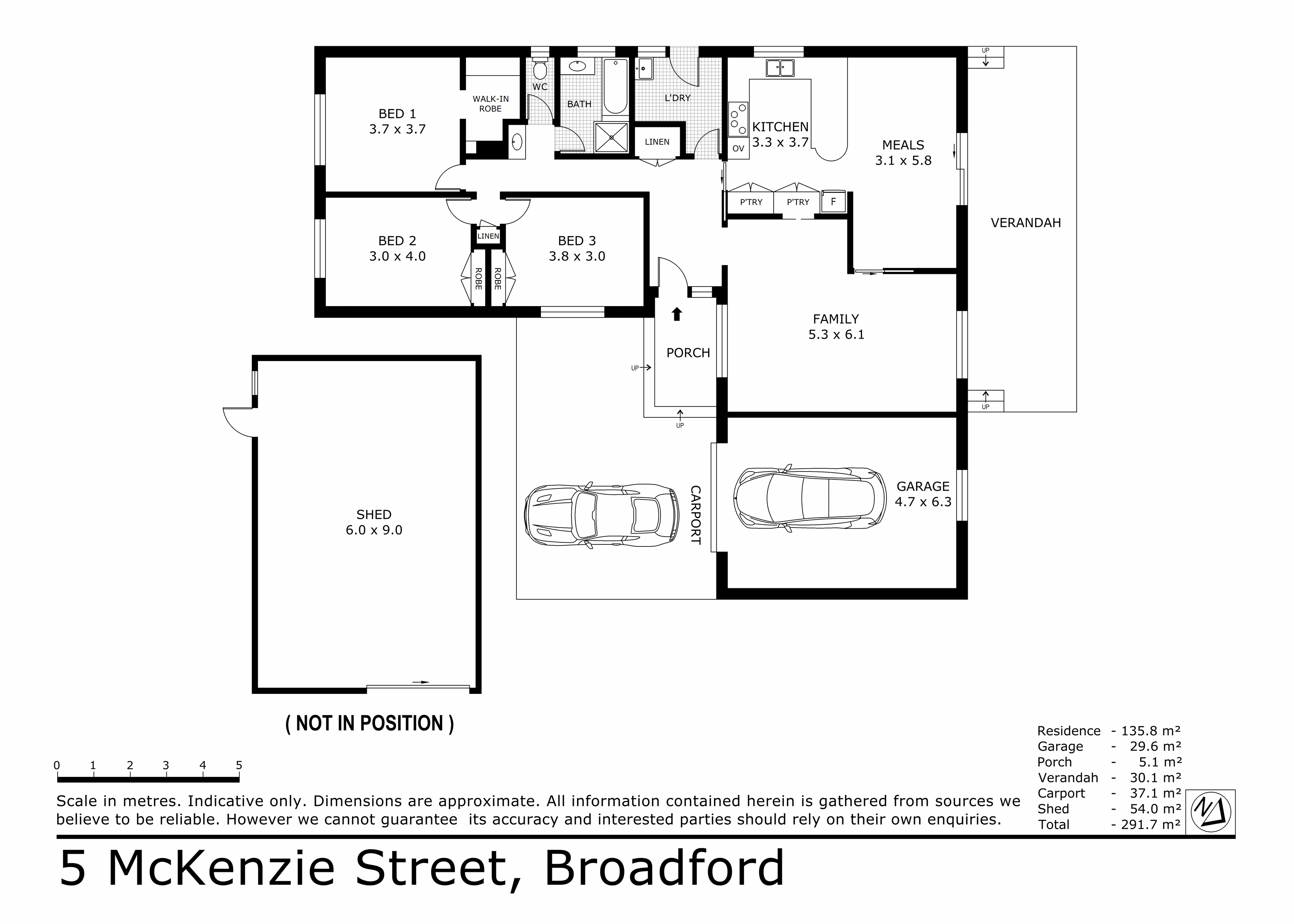 3-bedroom house at 5 MCKENZIE STREET, Broadford VIC 3658, Mitchell, Victoria