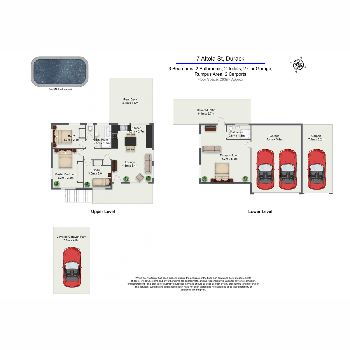 3-bedroom house at 7 ALTOLA STREET, Durack QLD 4077, Brisbane, Queensland