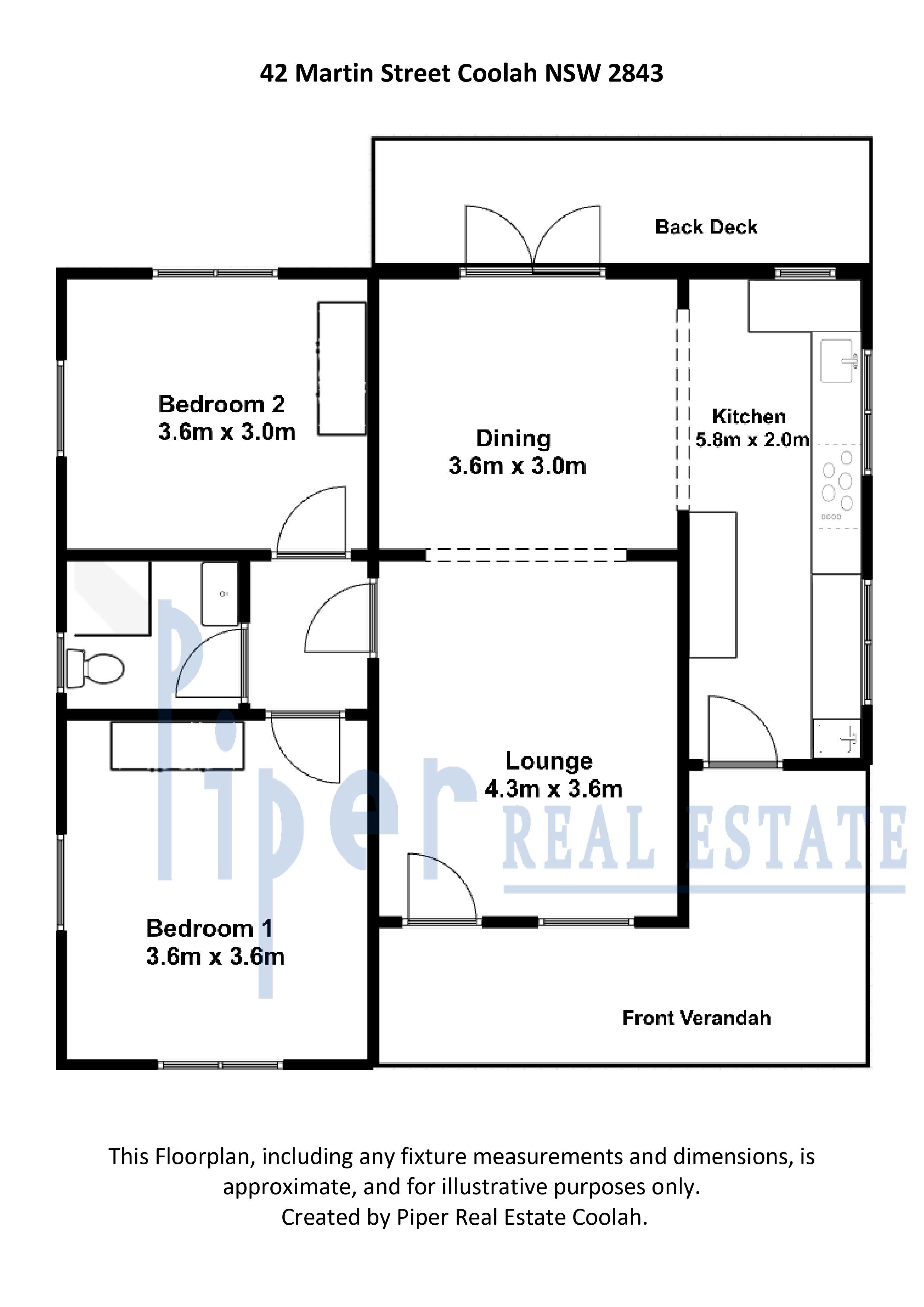 2-bedroom house at 42 MARTIN STREET, Coolah NSW 2843, Warrumbungle, New South Wales