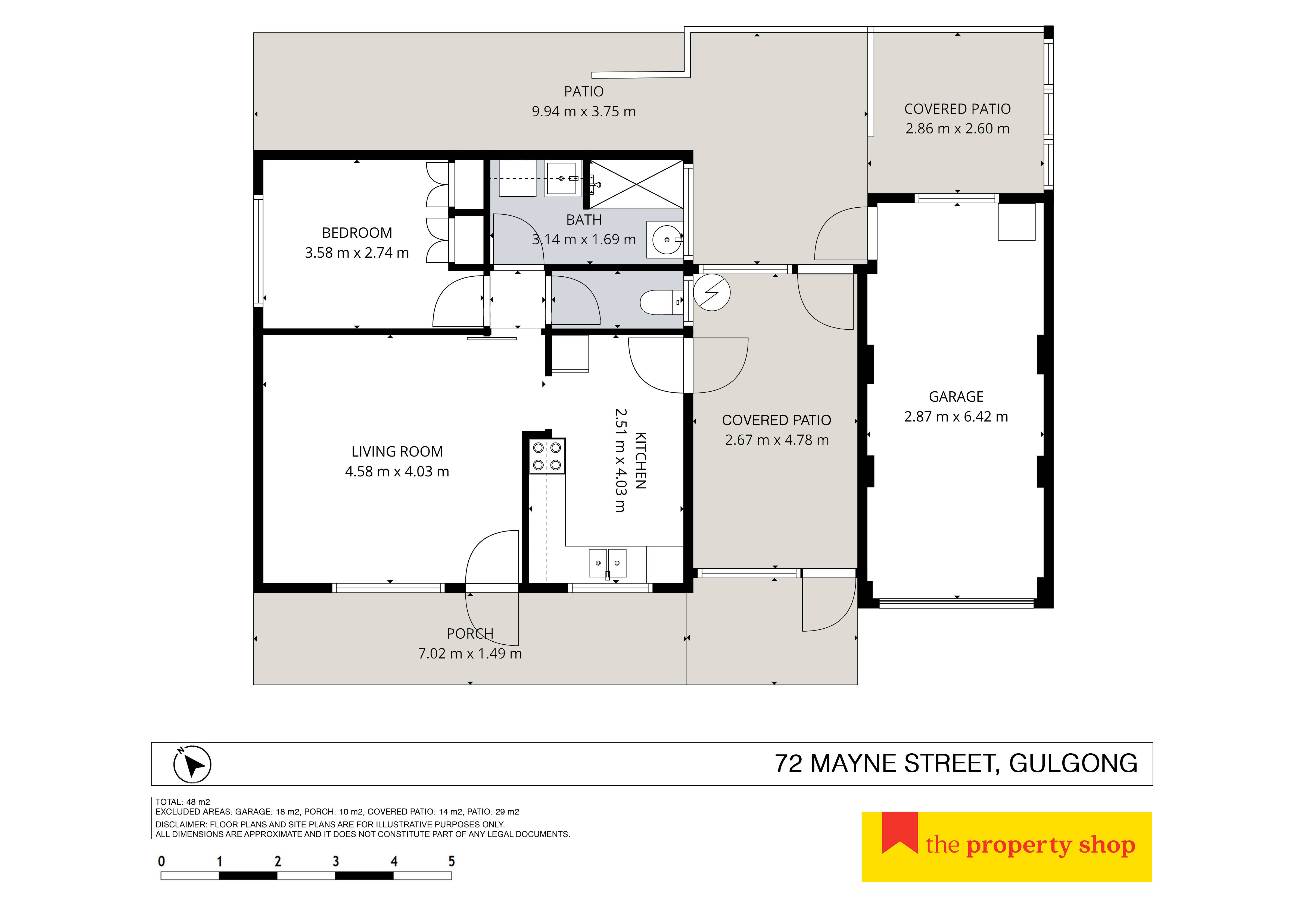 1-bedroom house at 72 Mayne Street, Gulgong, NSW 2852, Mid-Western, New South Wales