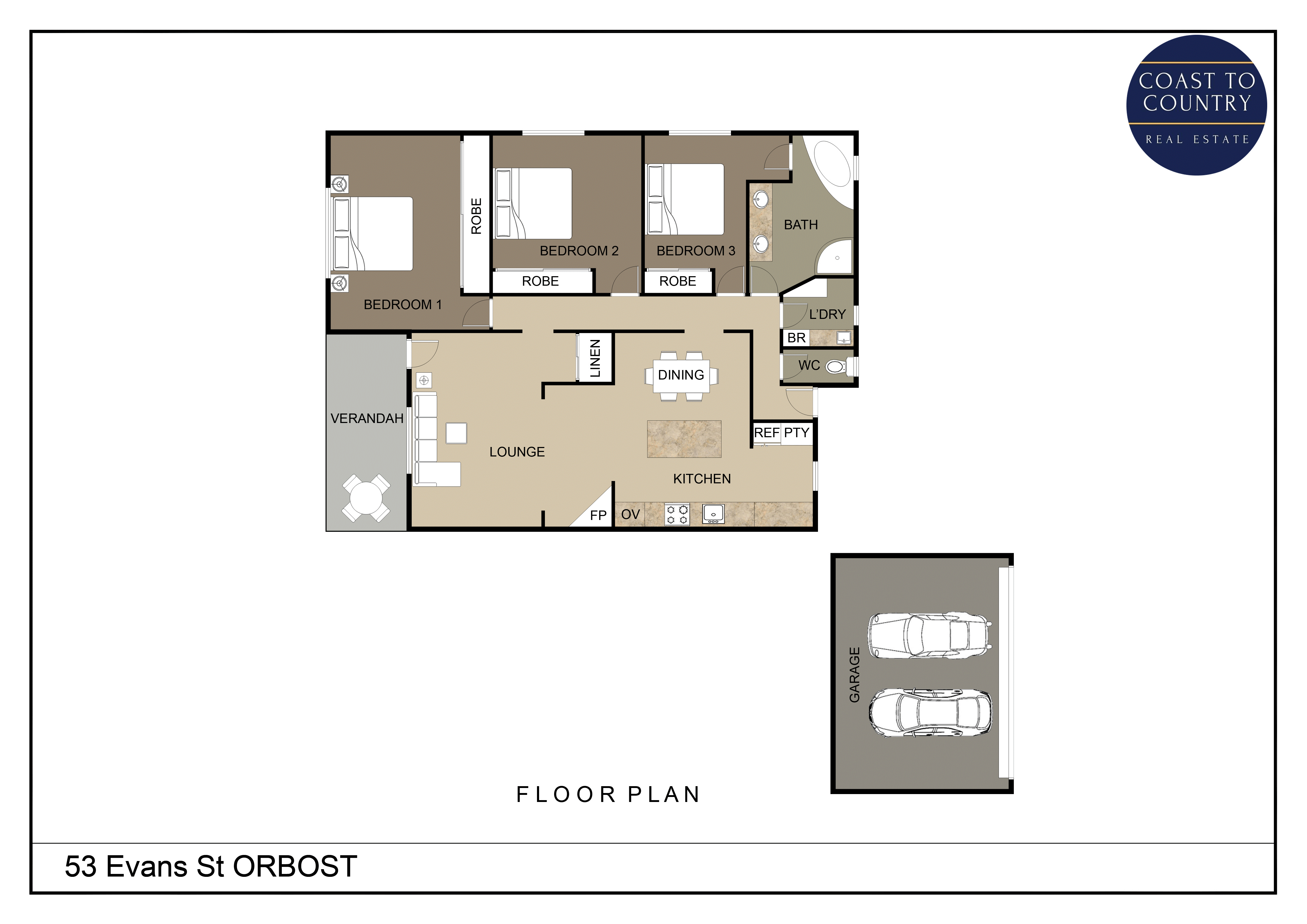 3-bedroom house at 53 Evans Street, Orbost, VIC 3888, East Gippsland, Victoria