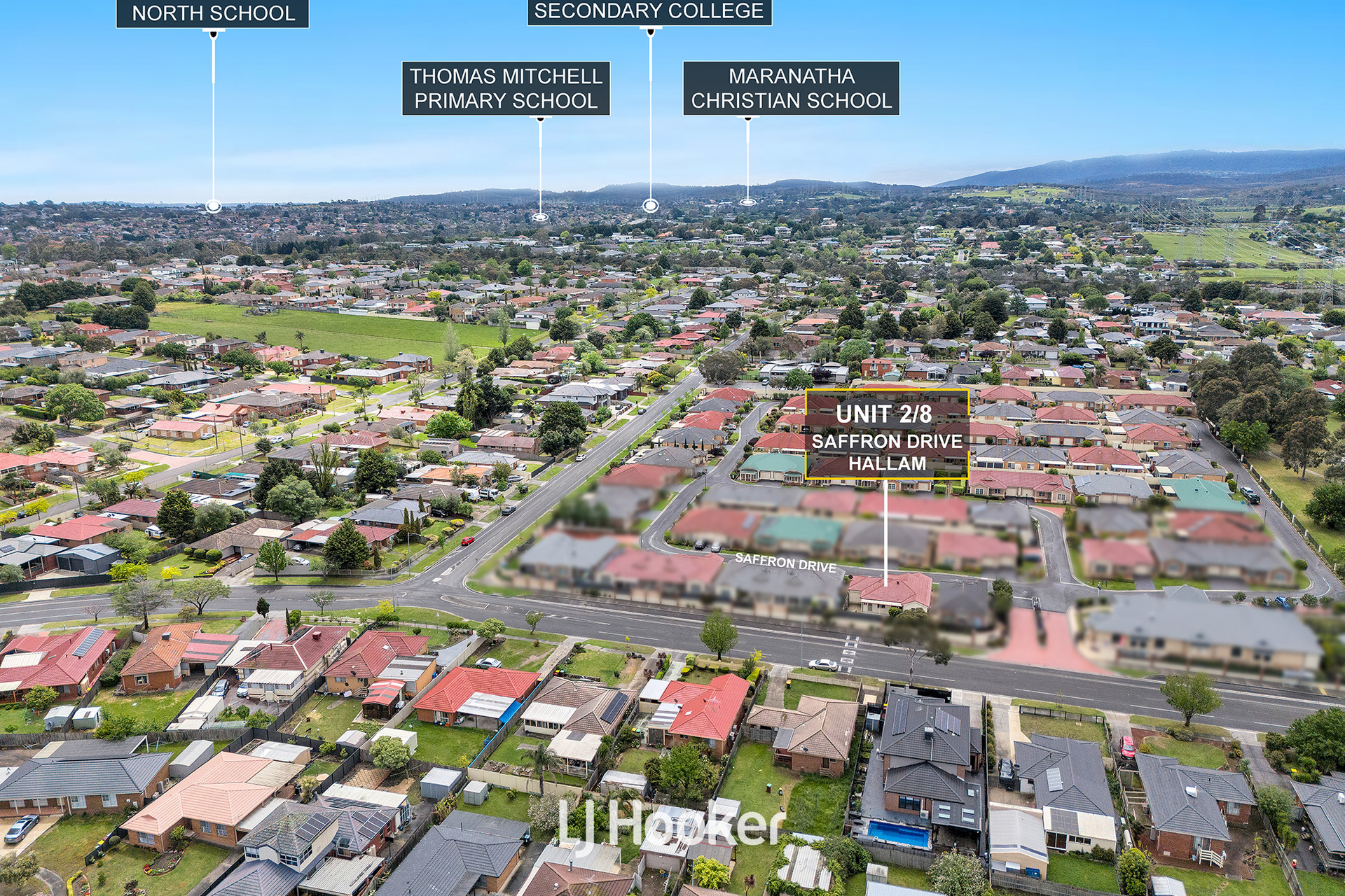 3-bedroom unit at 2/8 Saffron Drive, Hallam, VIC 3803, Casey, Victoria