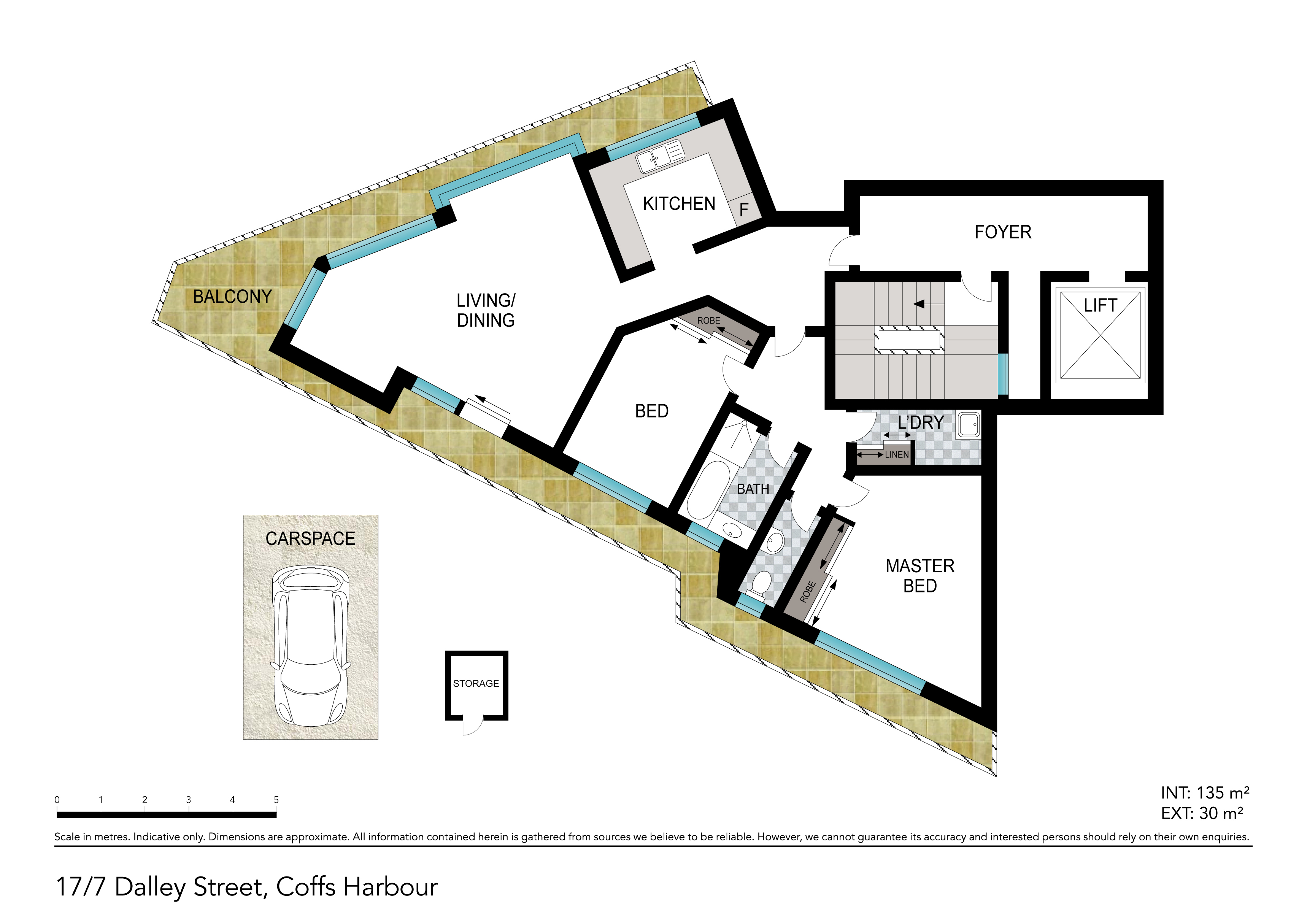2-bedroom unit at 17/7 Dalley Street, Coffs Harbour, NSW 2450, Coffs Harbour, New South Wales