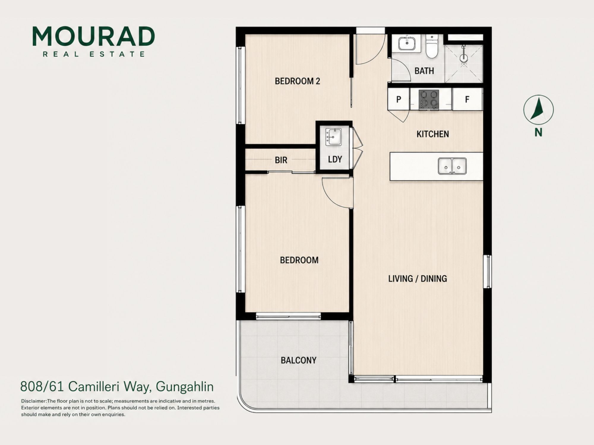 2-bedroom unit at 808/61 Camilleri Way, Gungahlin, ACT 2912, Unincorporated Act, Australian Capital Territory