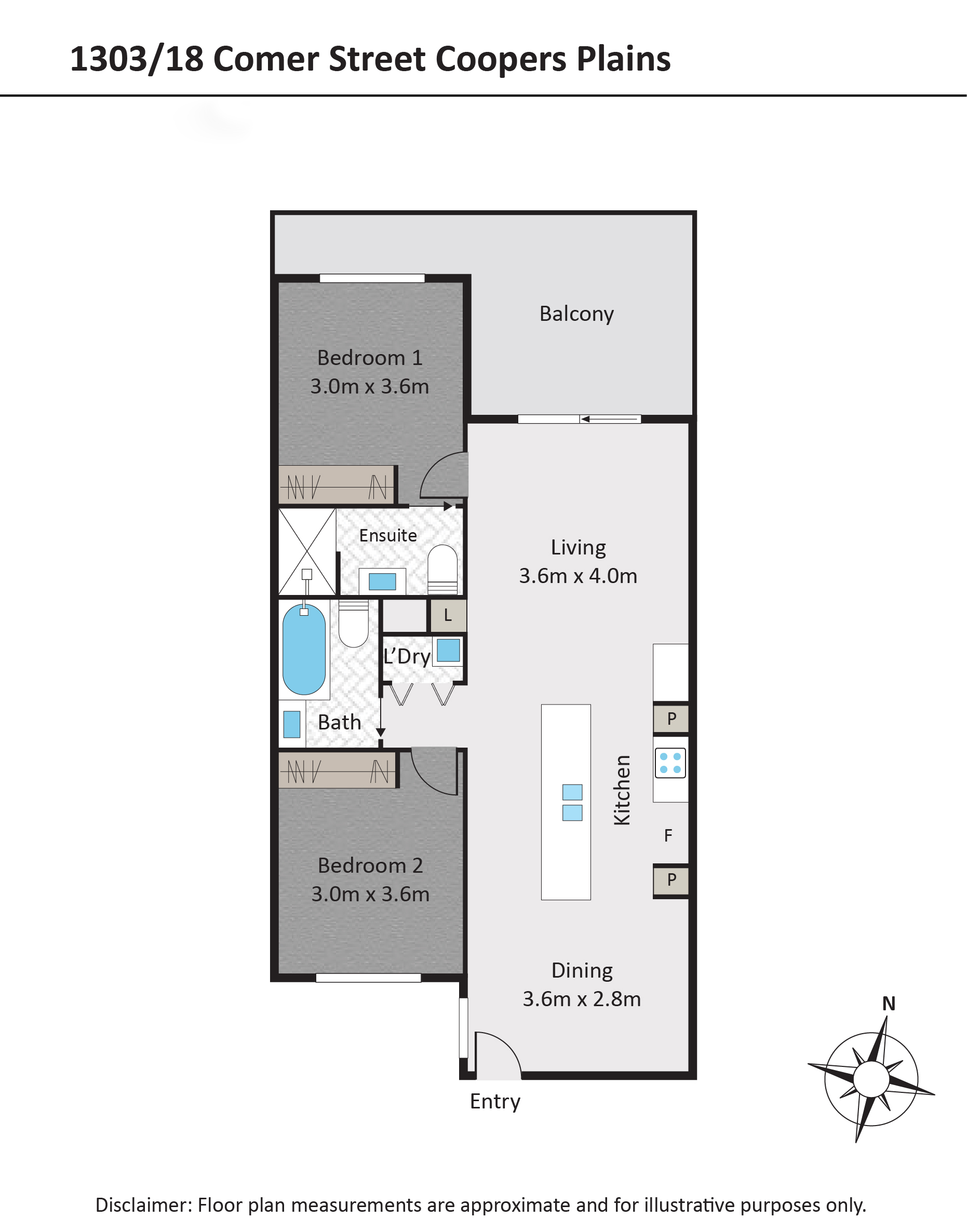 2-bedroom unit at 1303/18 Comer Street, Coopers Plains, QLD 4108, Brisbane, Queensland