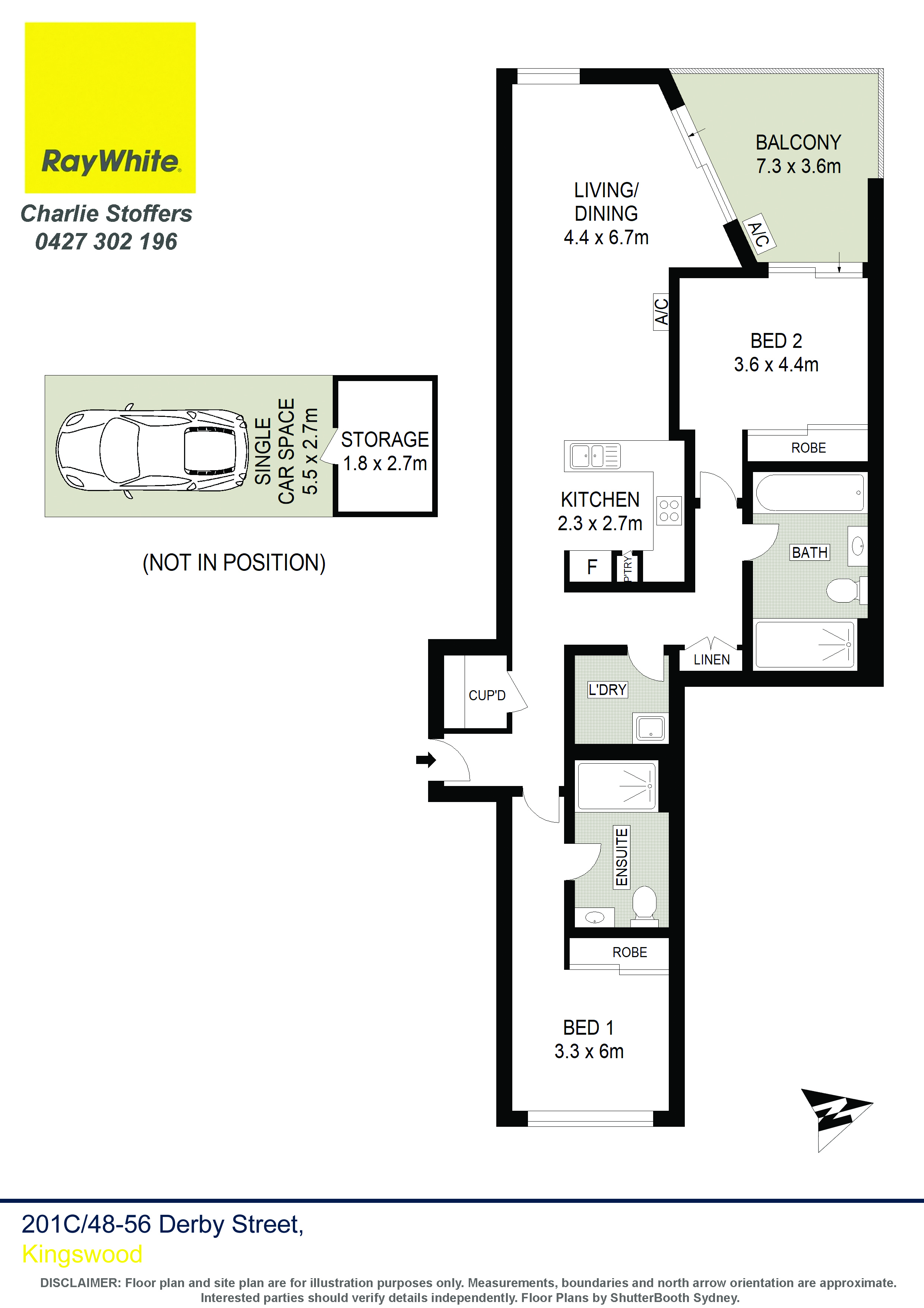 2-bedroom unit at C201/48-56 Derby Street, Kingswood, Nsw, 2747, Penrith, New South Wales