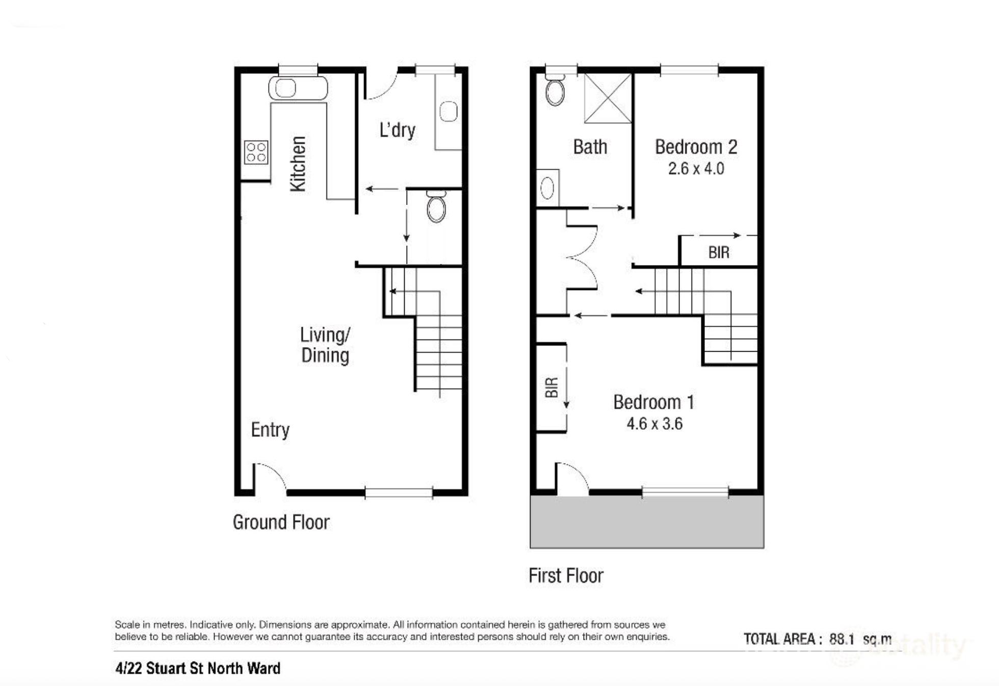 2-bedroom unit at 4 22 Stuart Street, North Ward QLD 4810, Townsville, Queensland