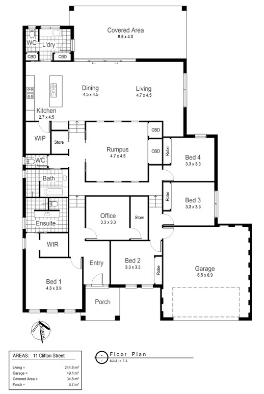 5-bedroom house at 11 Clifton Street, Bourkelands, NSW 2650, Wagga Wagga, New South Wales