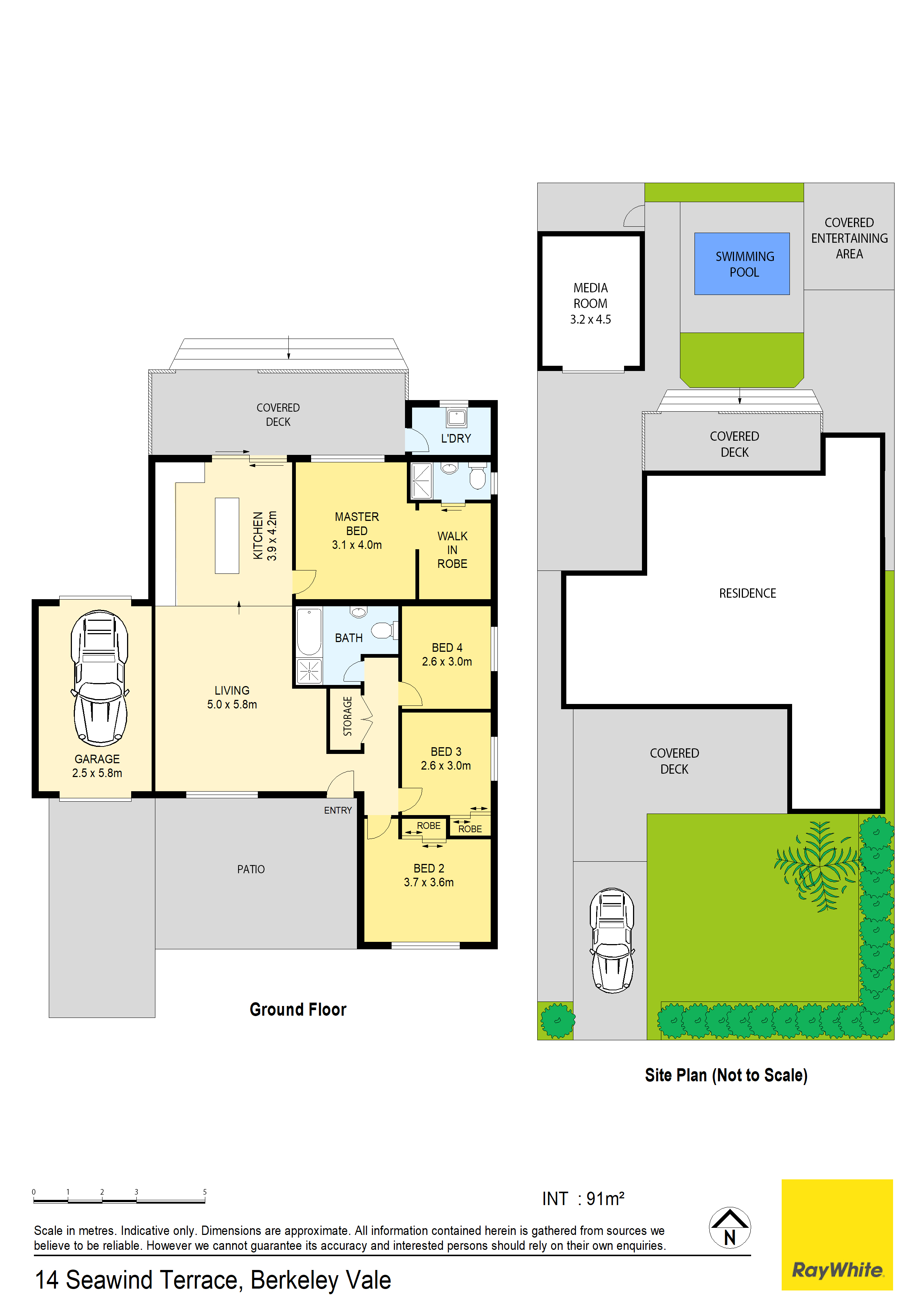 4-bedroom house at 14 Seawind Terrace, Berkeley Vale, NSW 2261, , New South Wales