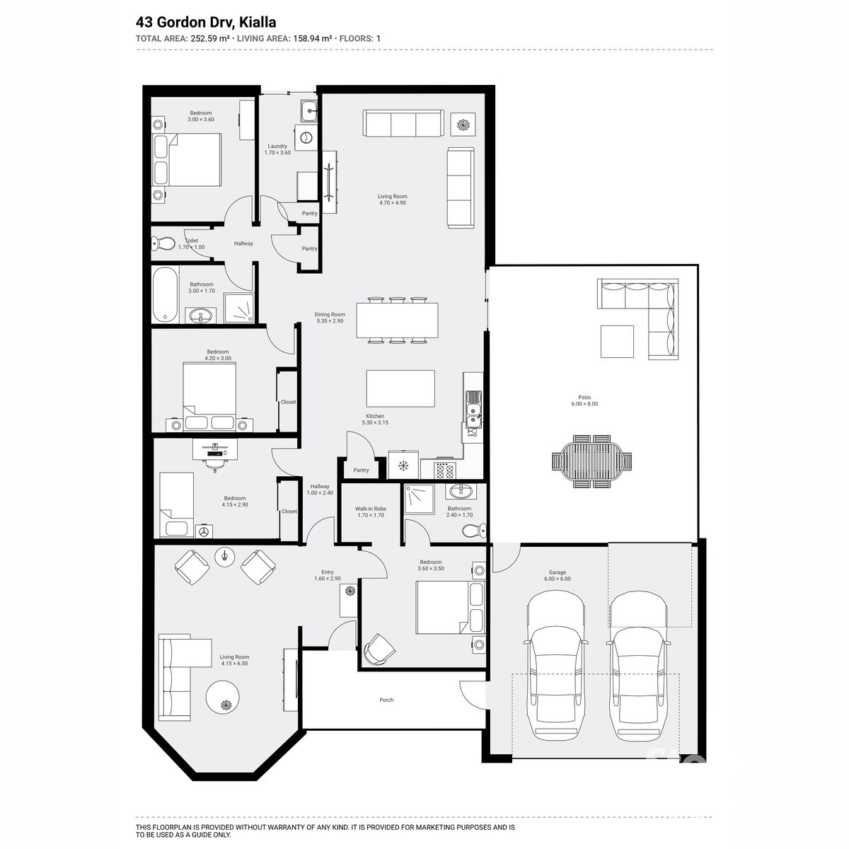 4-bedroom house at 43 GORDON DRIVE, Kialla VIC 3631, Greater Shepparton, Victoria