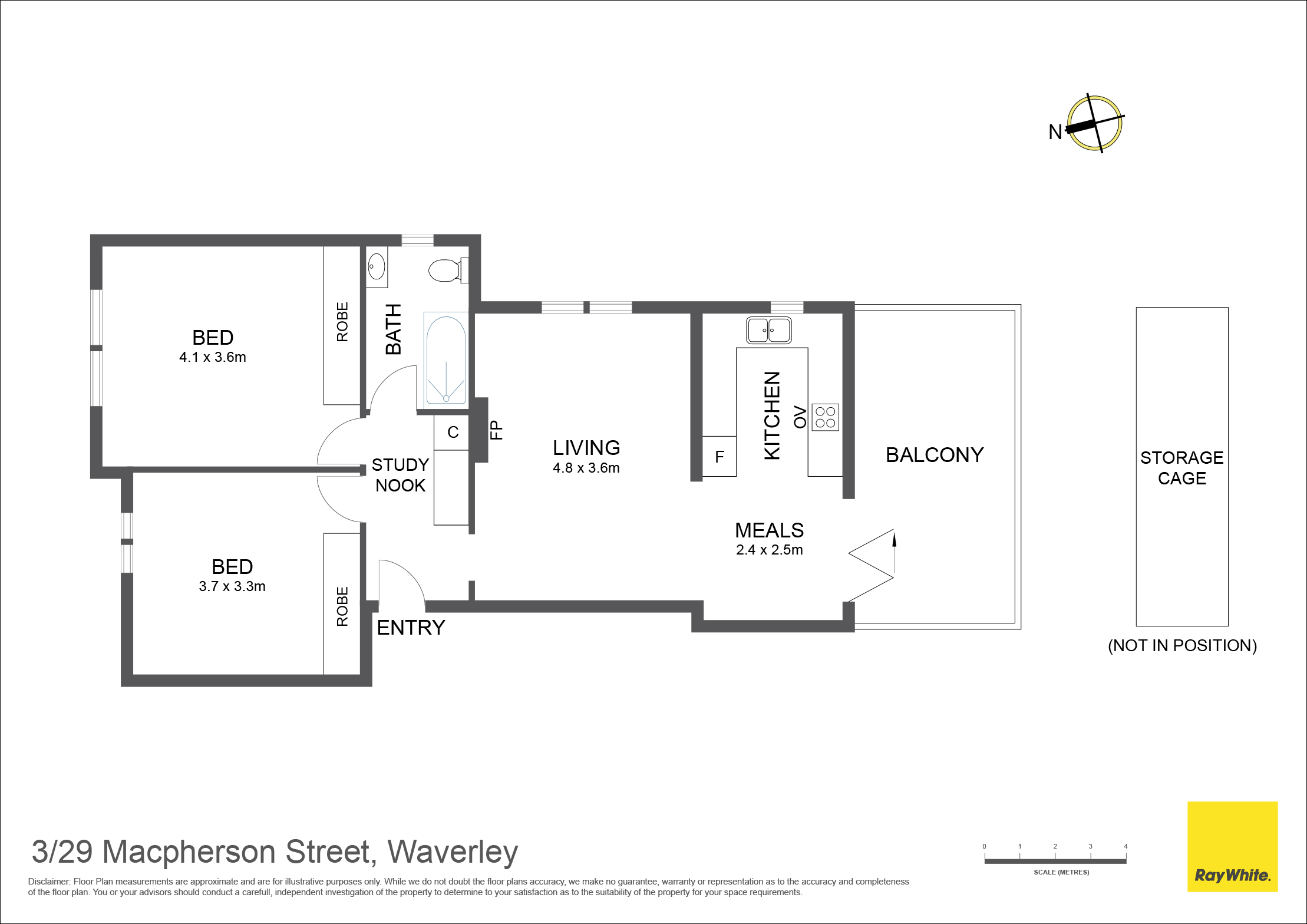 2-bedroom unit at 3 29 MACPHERSON STREET, WAVERLEY NSW 2024, Waverley, New South Wales