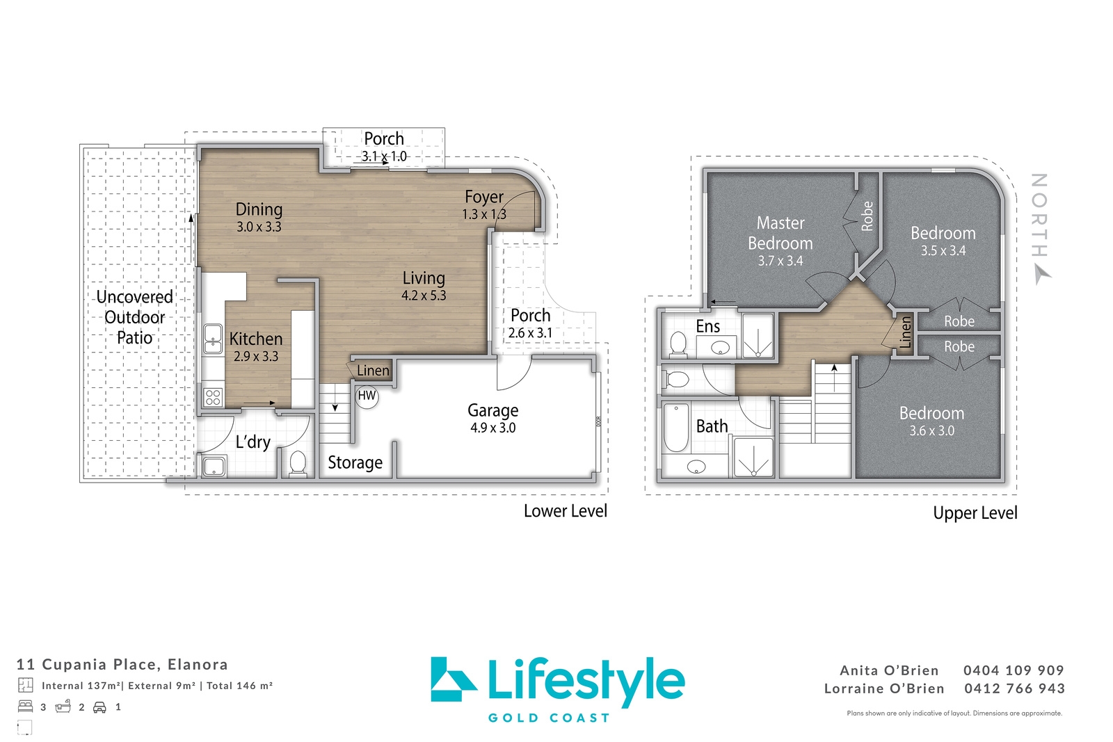 3-bedroom unit at 1/11 Cupania Place, Elanora, QLD 4221, Gold Coast, Queensland