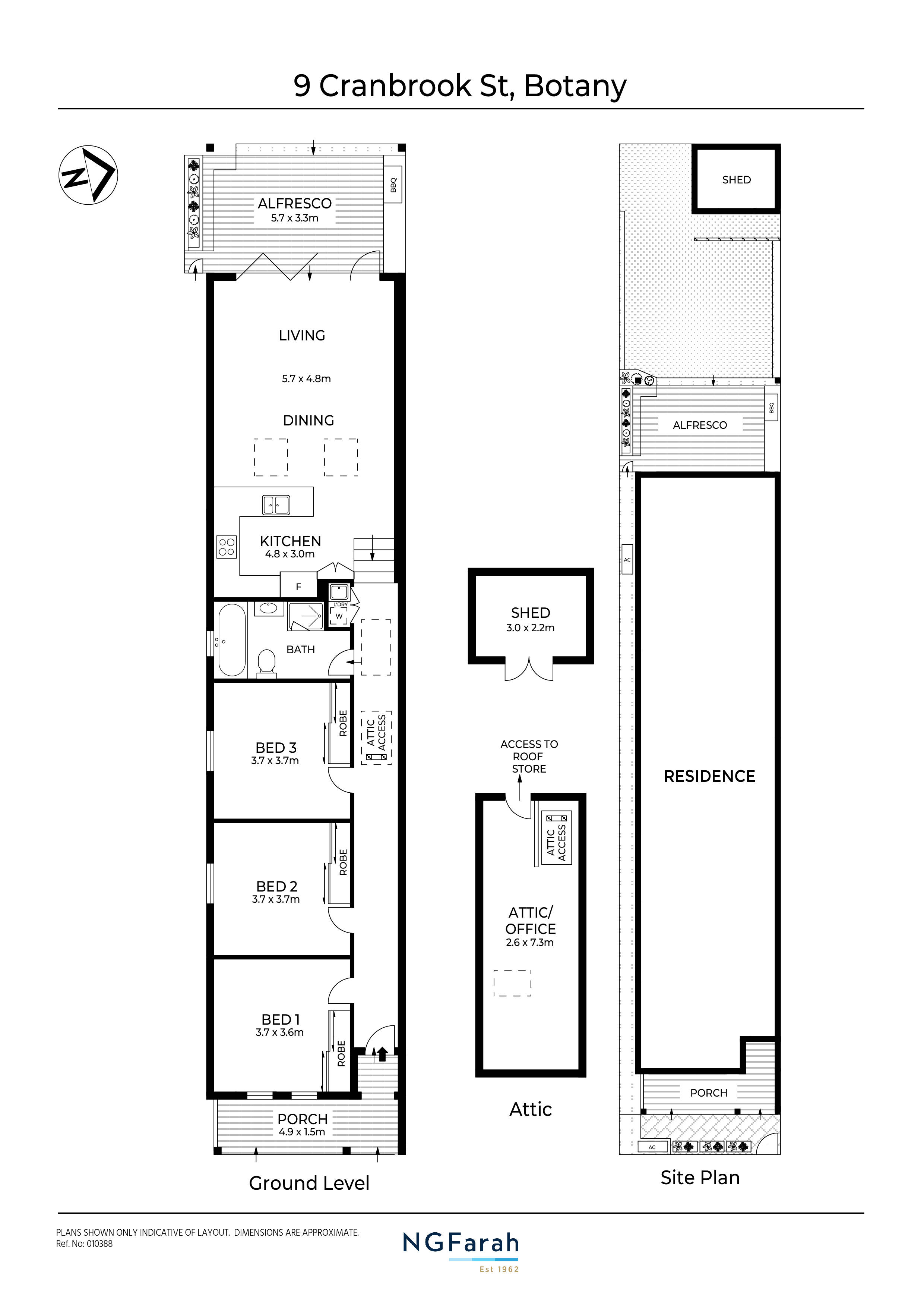 3-bedroom house at 9 Cranbrook Street, Botany, NSW 2019, , New South Wales